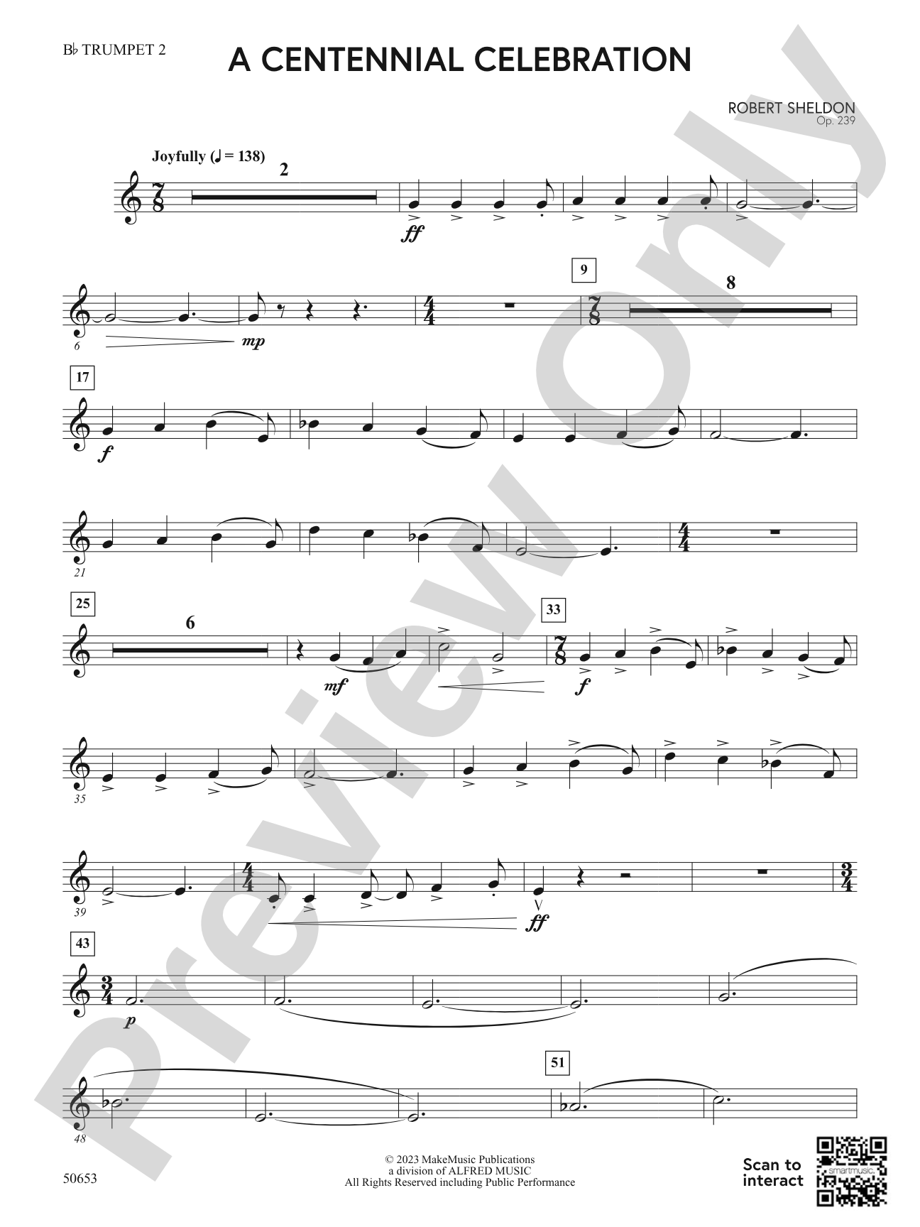 A Centennial Celebration: 2nd B-flat Trumpet