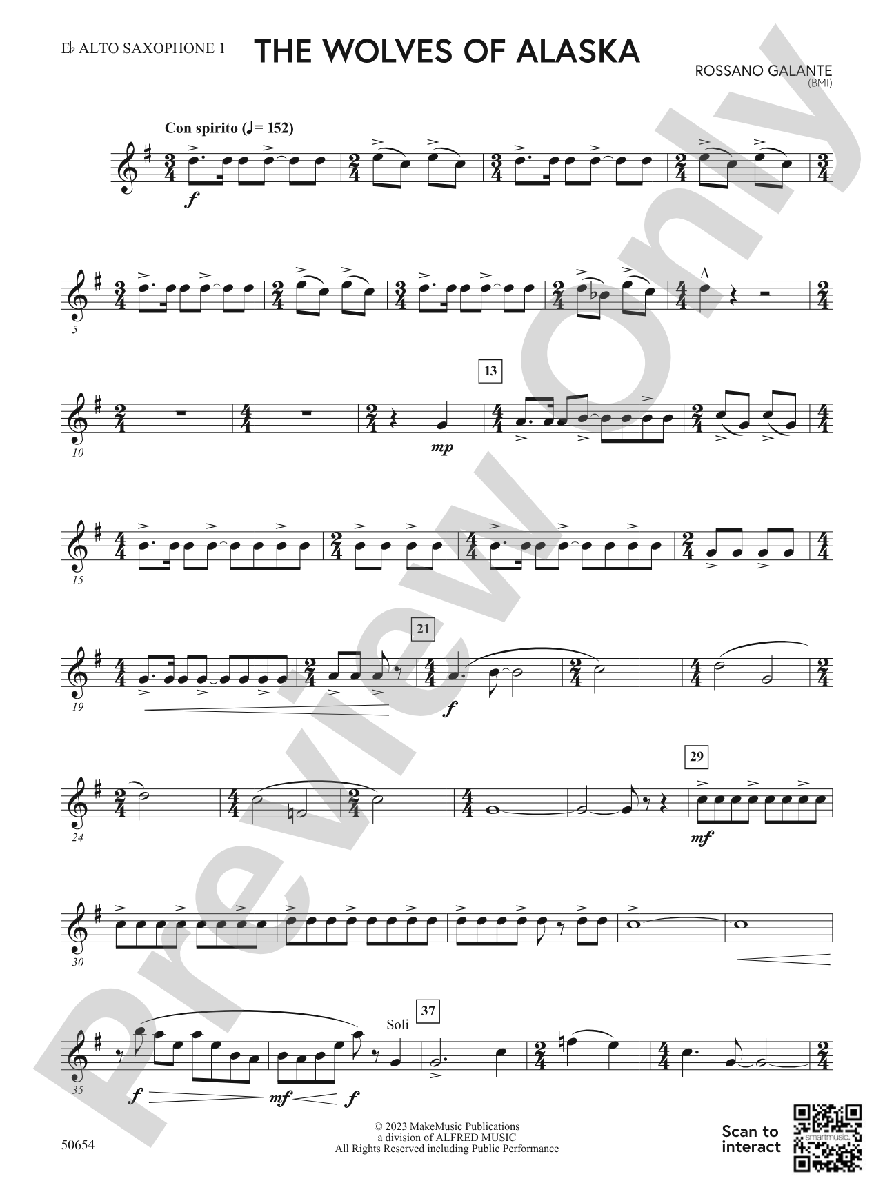 The Wolves of Alaska: E-flat Alto Saxophone