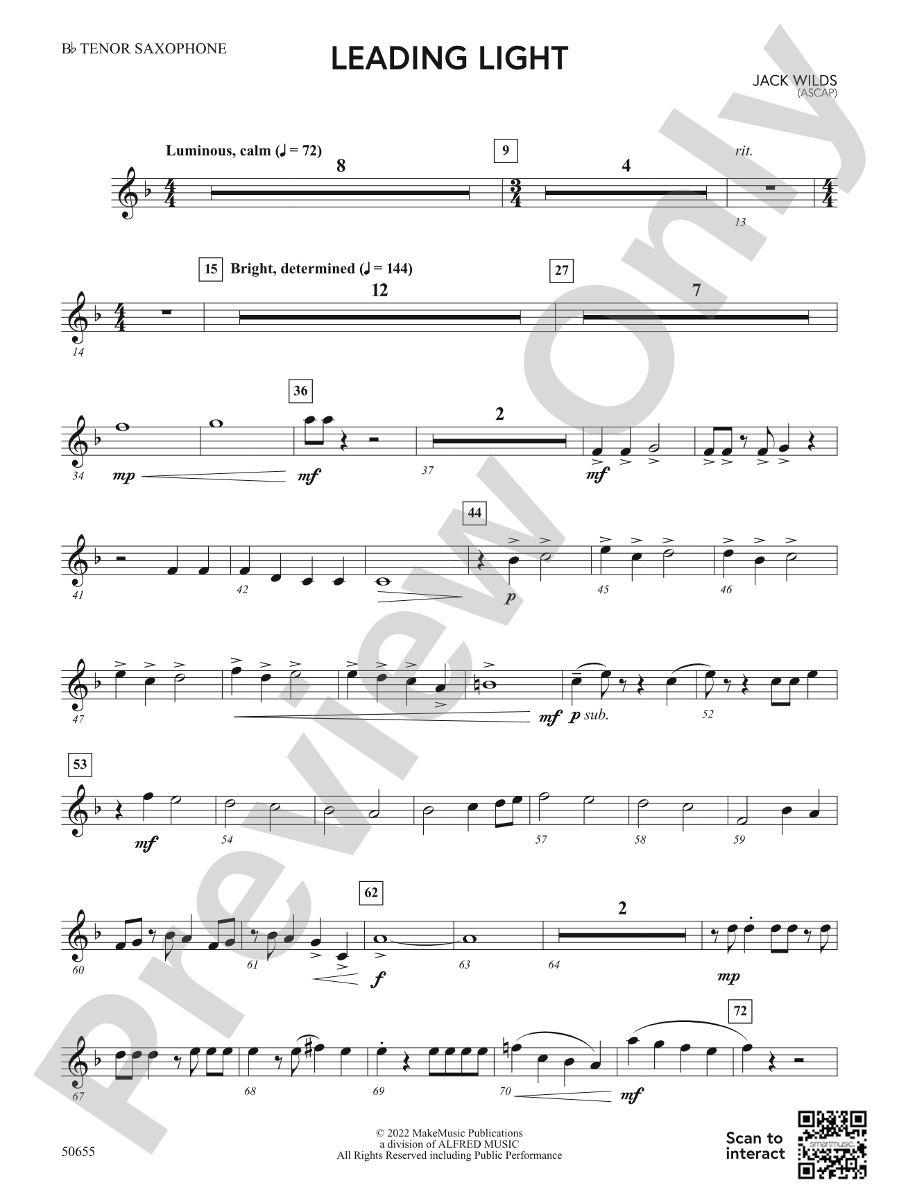 Leading Light: B-flat Tenor Saxophone