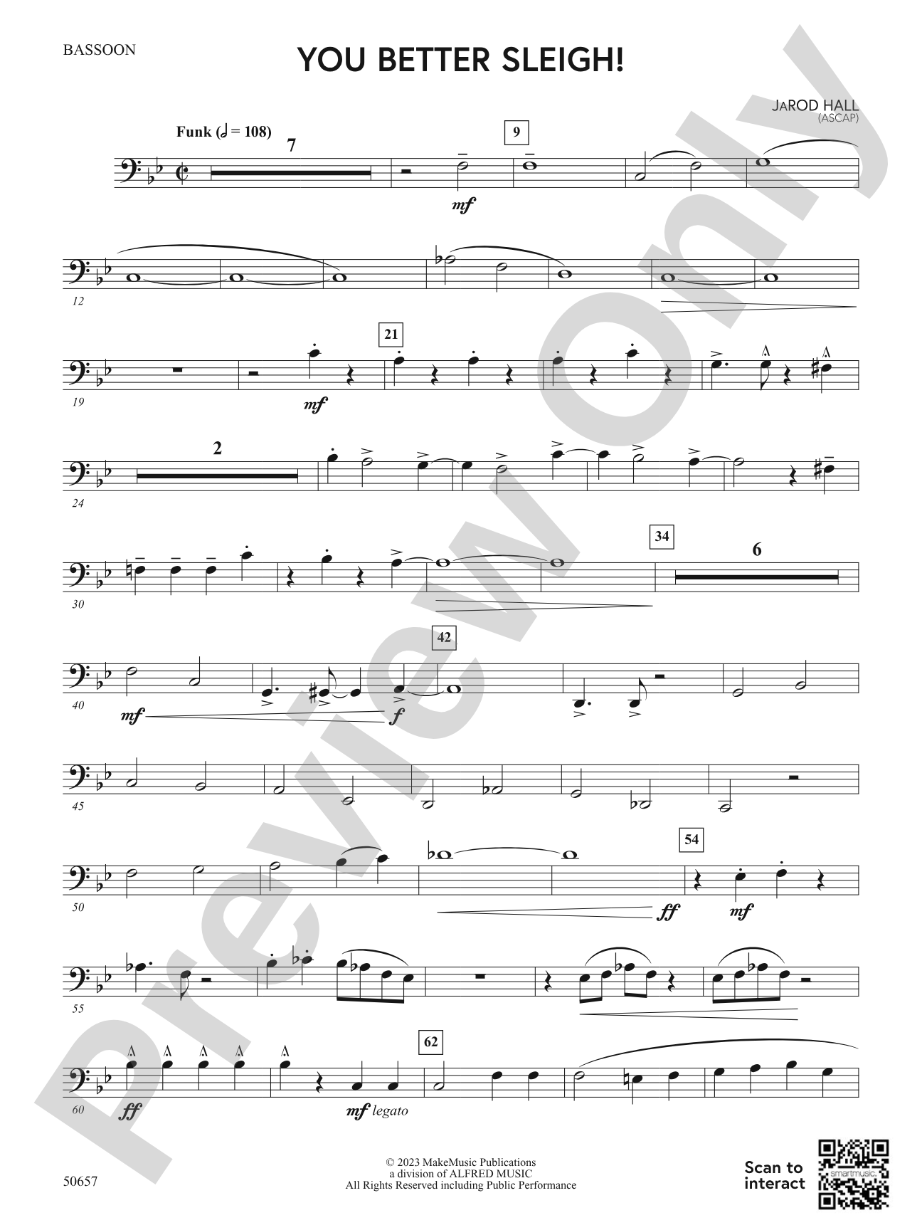 You Better Sleigh!: Bassoon