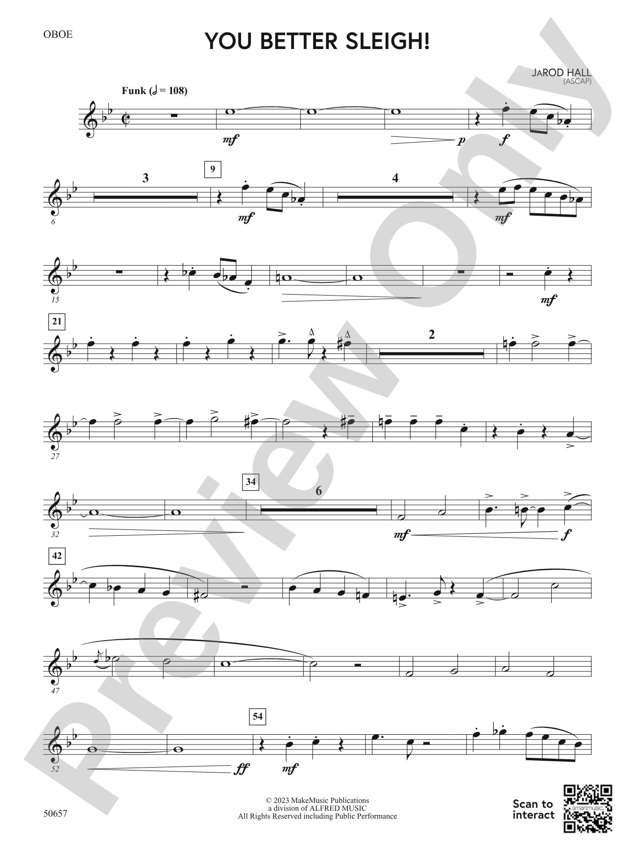 You Better Sleigh!: Oboe
