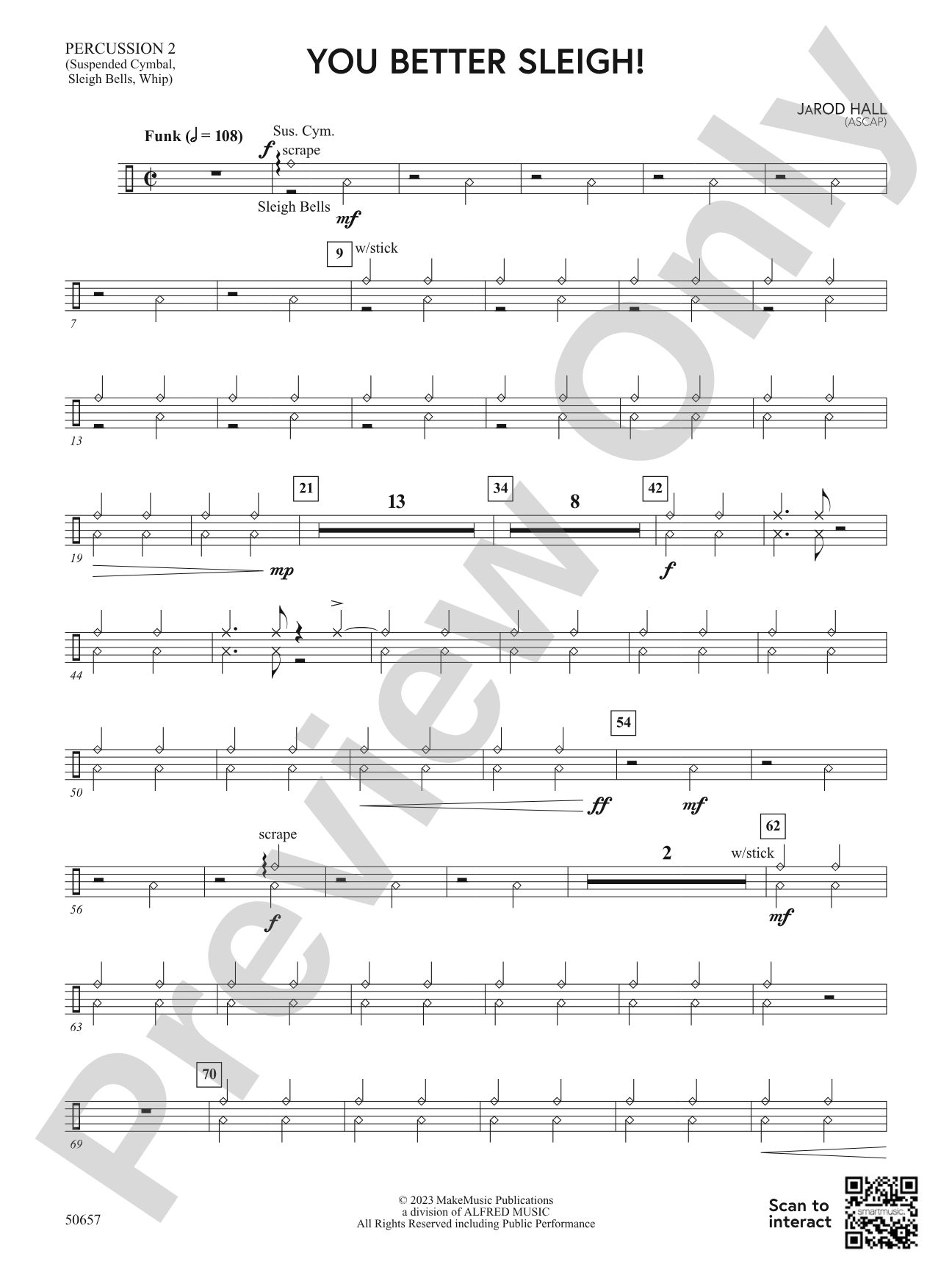 You Better Sleigh!: 2nd Percussion