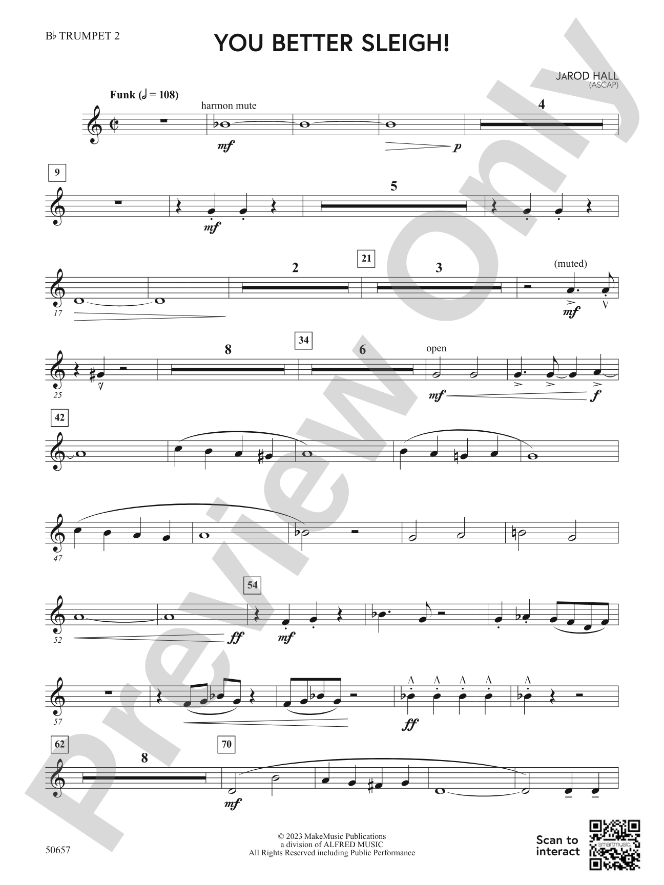 You Better Sleigh!: 2nd B-flat Trumpet