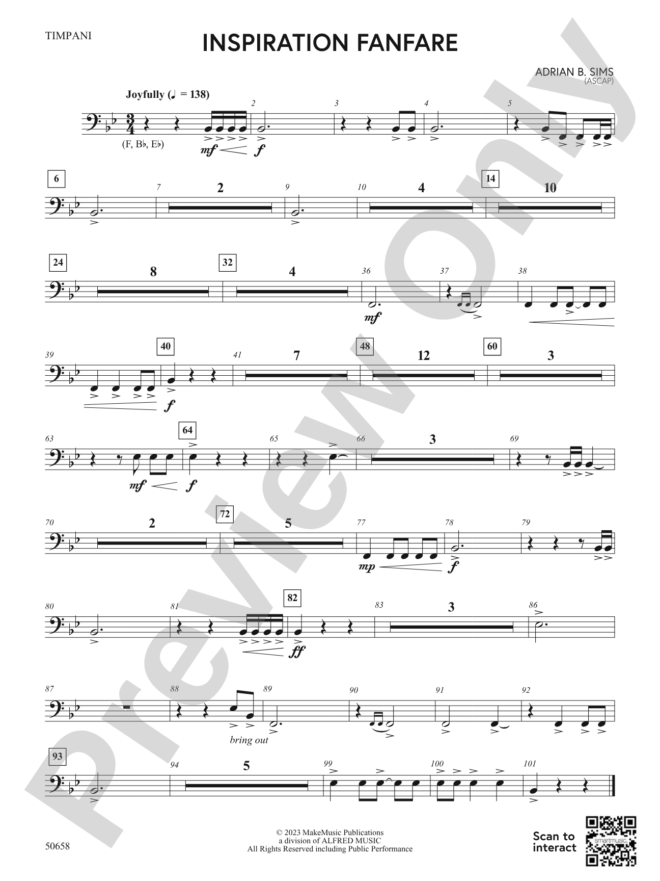 Inspiration Fanfare: Timpani