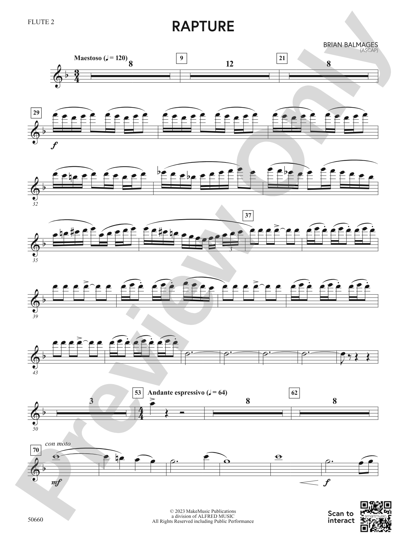 Rapture: 2nd Flute