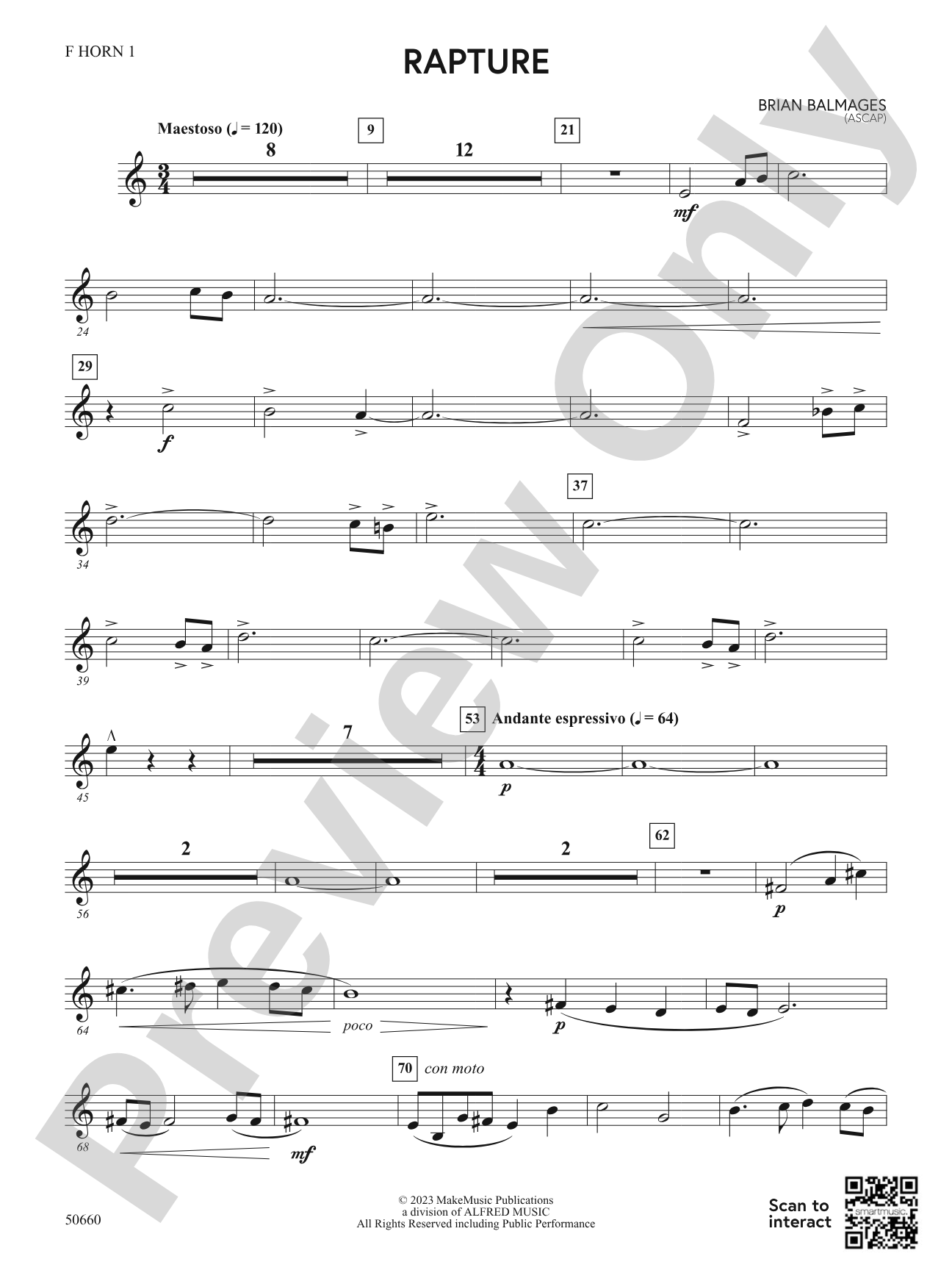 Rapture: 1st F Horn