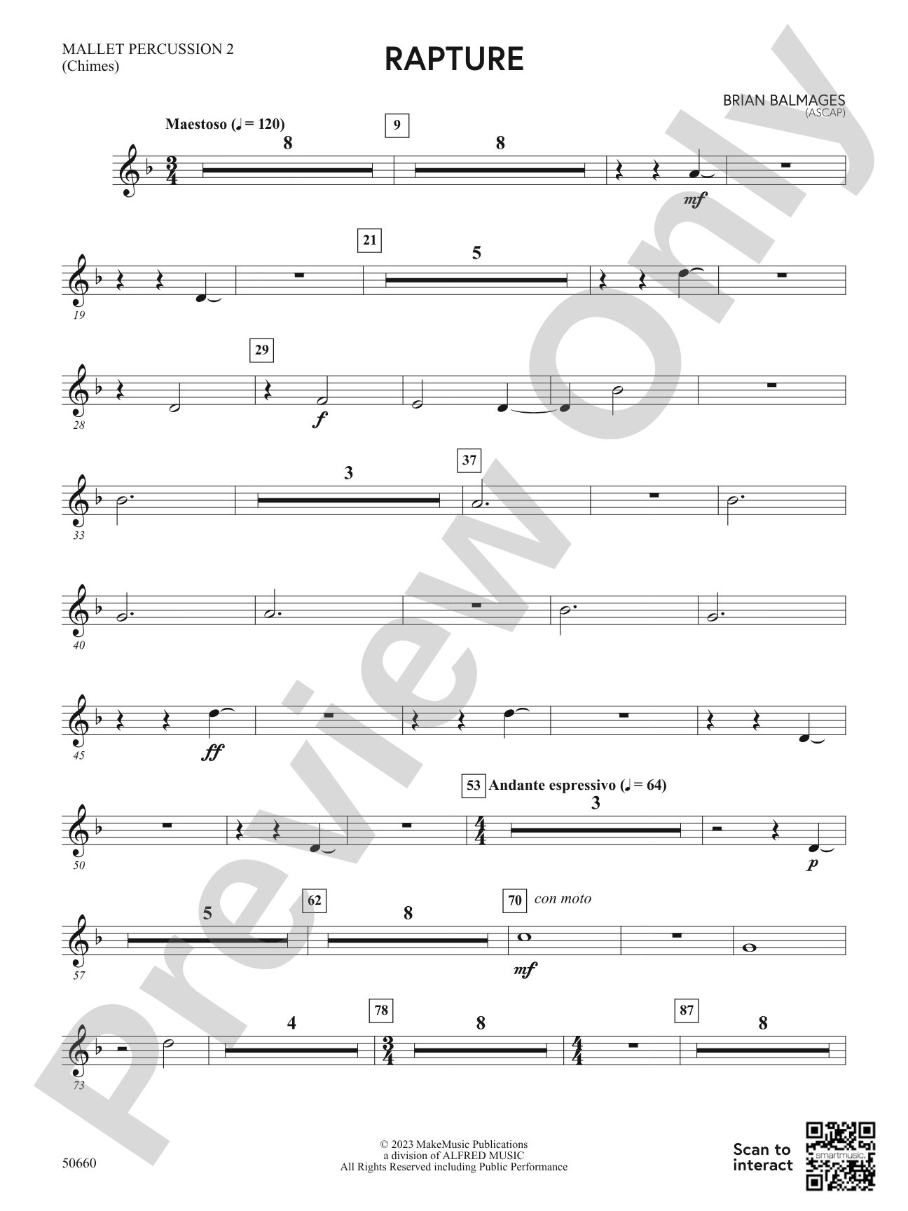 Rapture: 2nd Mallet Percussion