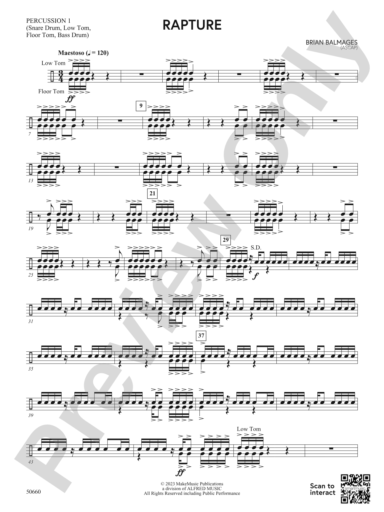 Rapture: 1st Percussion