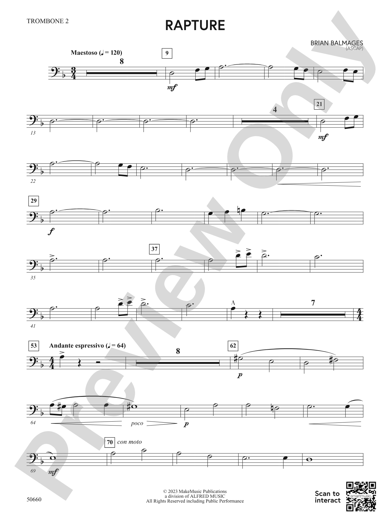 Rapture: 2nd Trombone