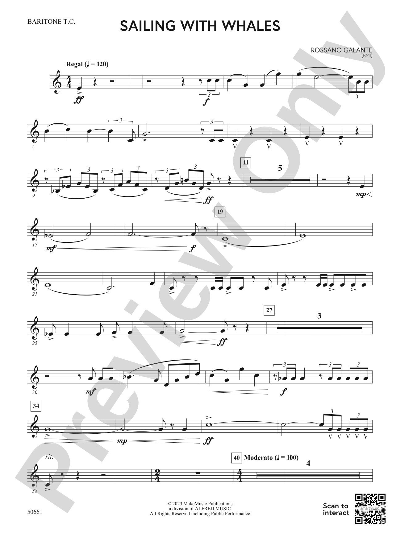 Sailing with Whales: Baritone T.C.