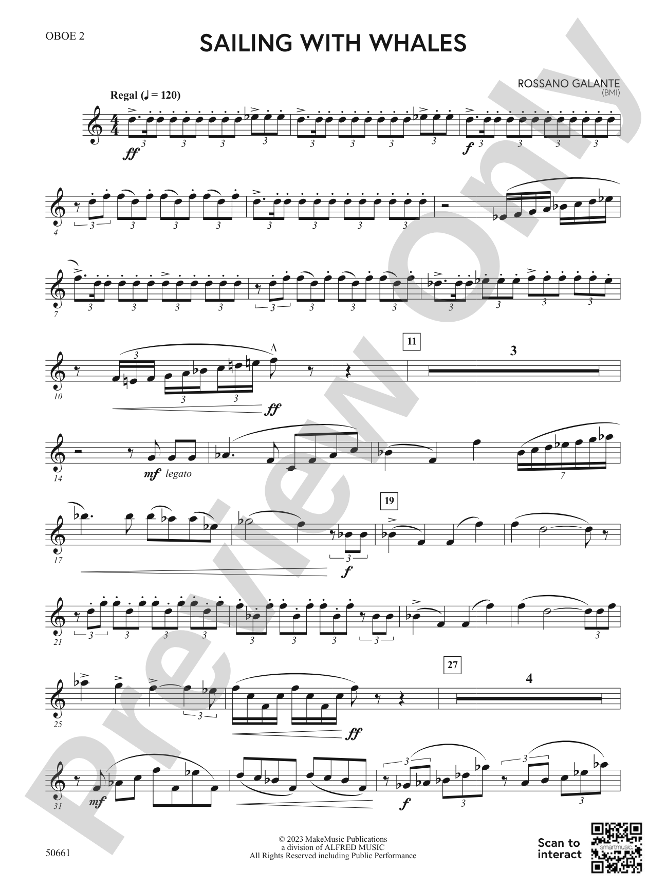 Sailing with Whales: 2nd Oboe