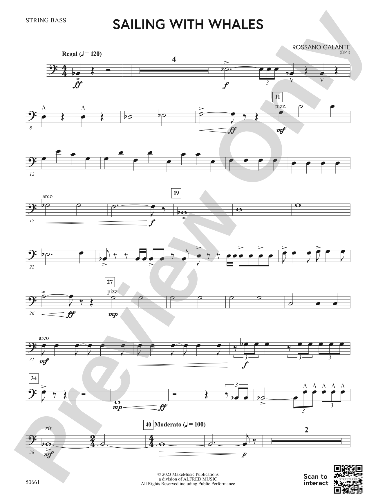 Sailing with Whales: String Bass