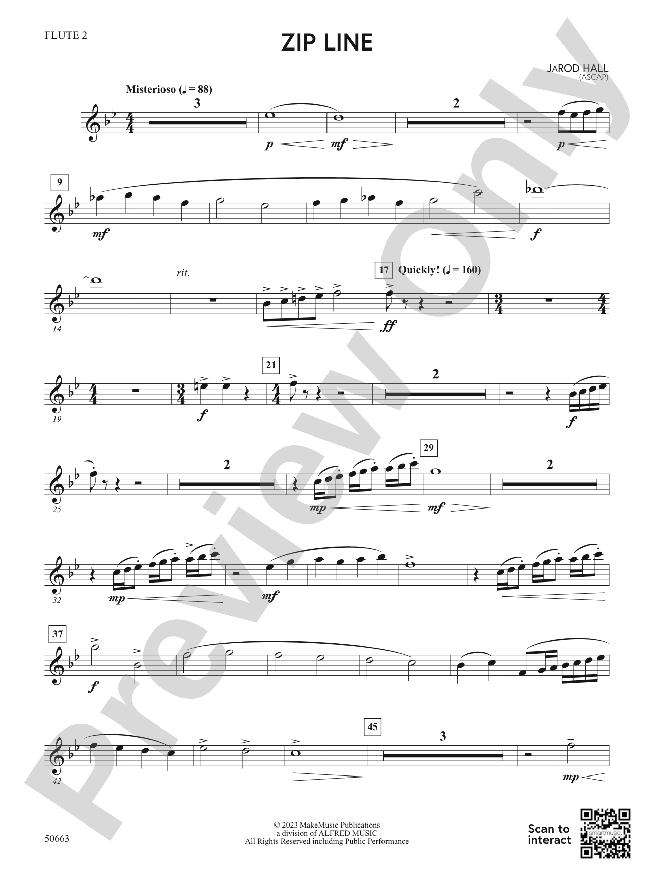 Zip Line: 2nd Flute