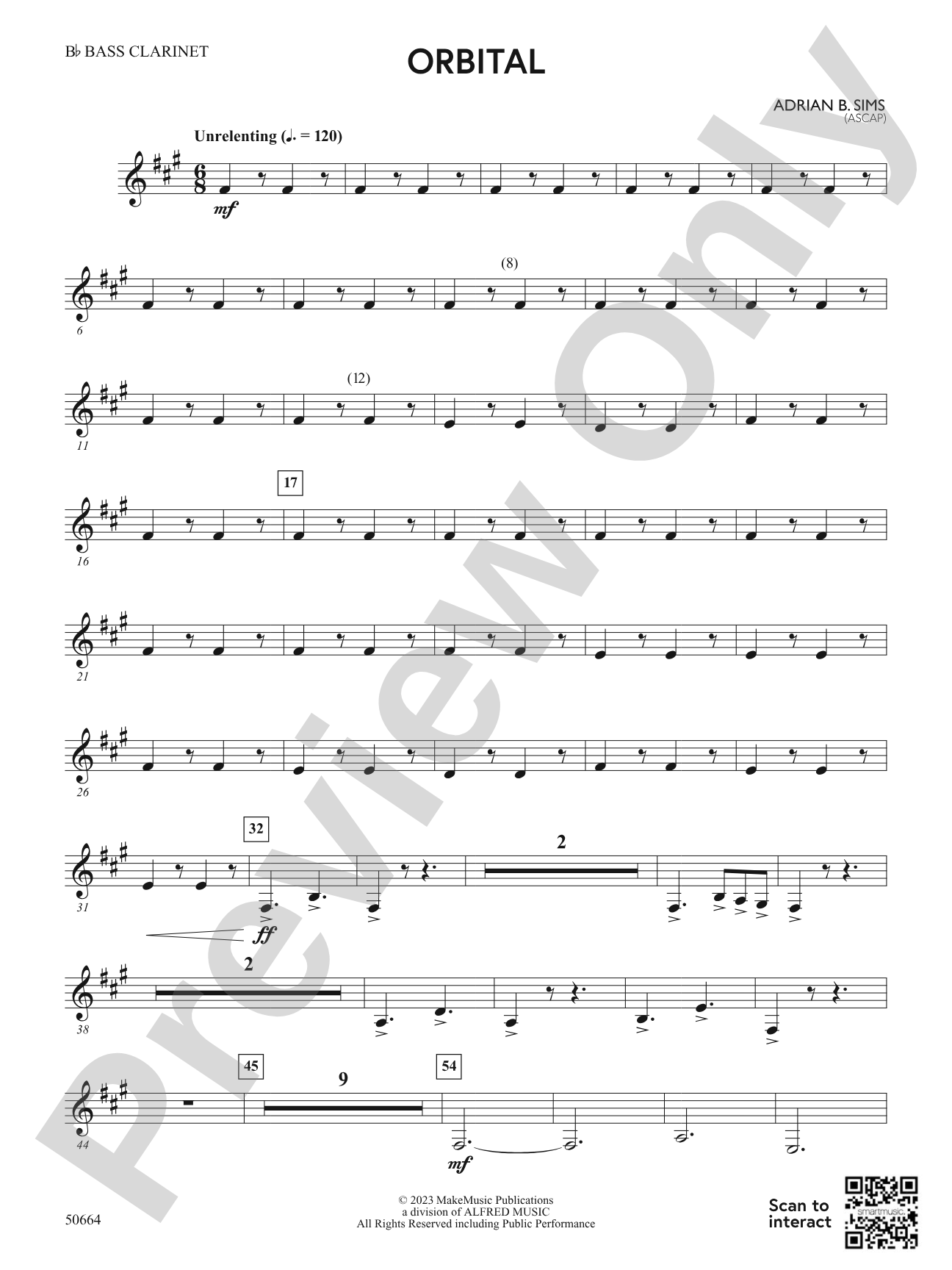 Orbital: Bass Clarinet