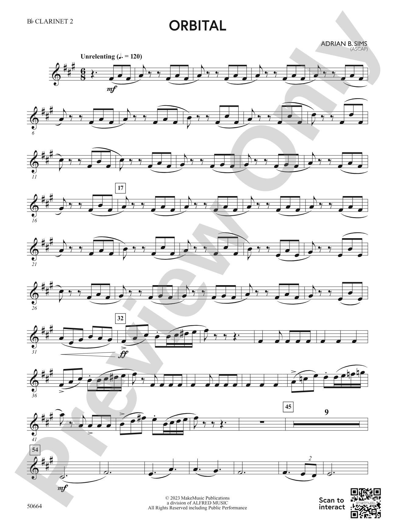 Orbital: 2nd B-flat Clarinet