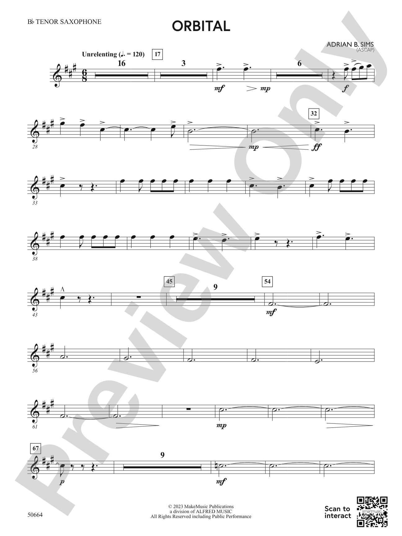 Orbital: B-flat Tenor Saxophone