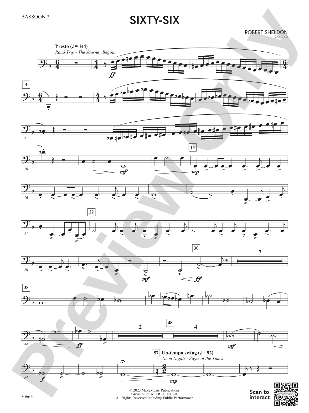 Sixty-Six: 2nd Bassoon