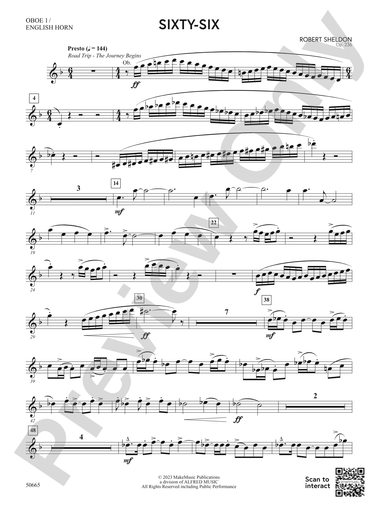 Sixty-Six: Oboe