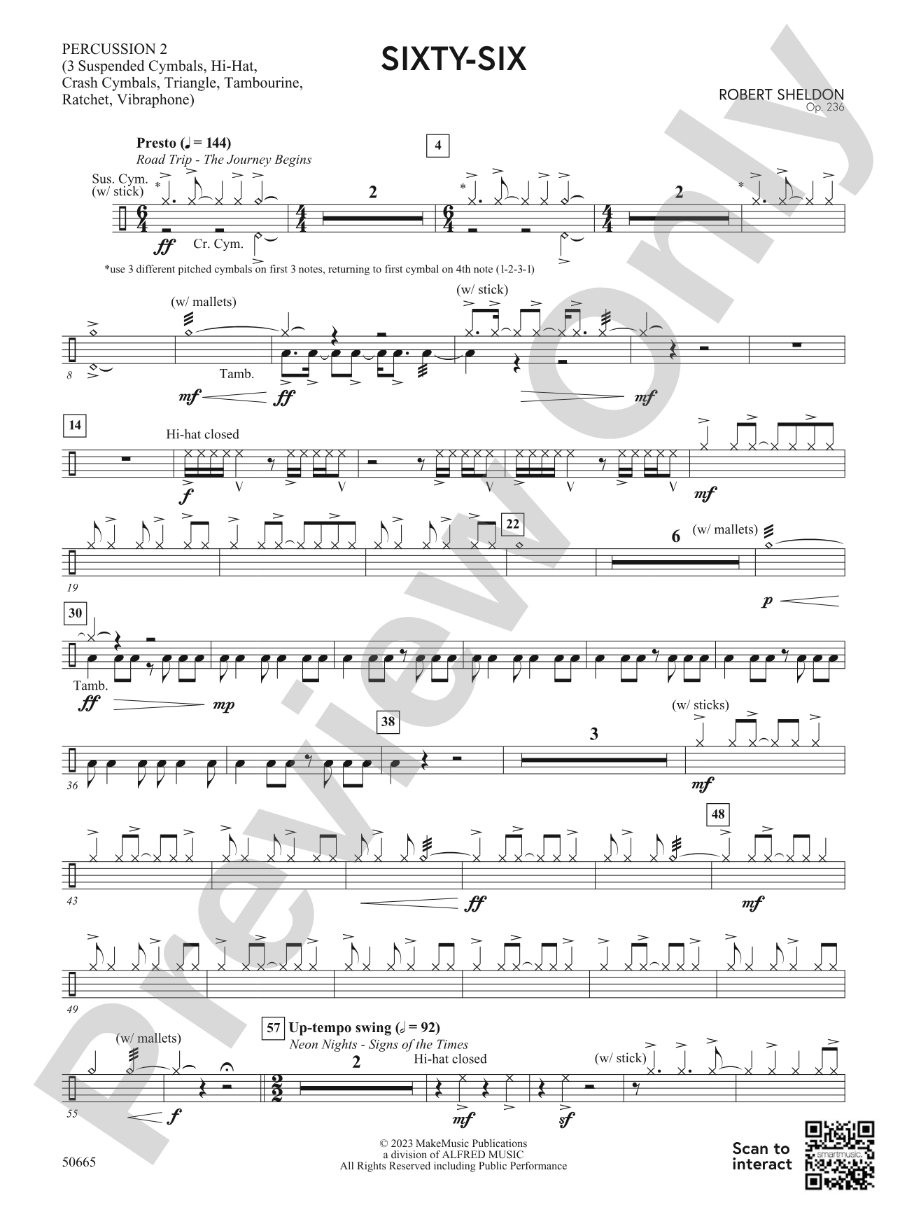 Sixty-Six: 2nd Percussion