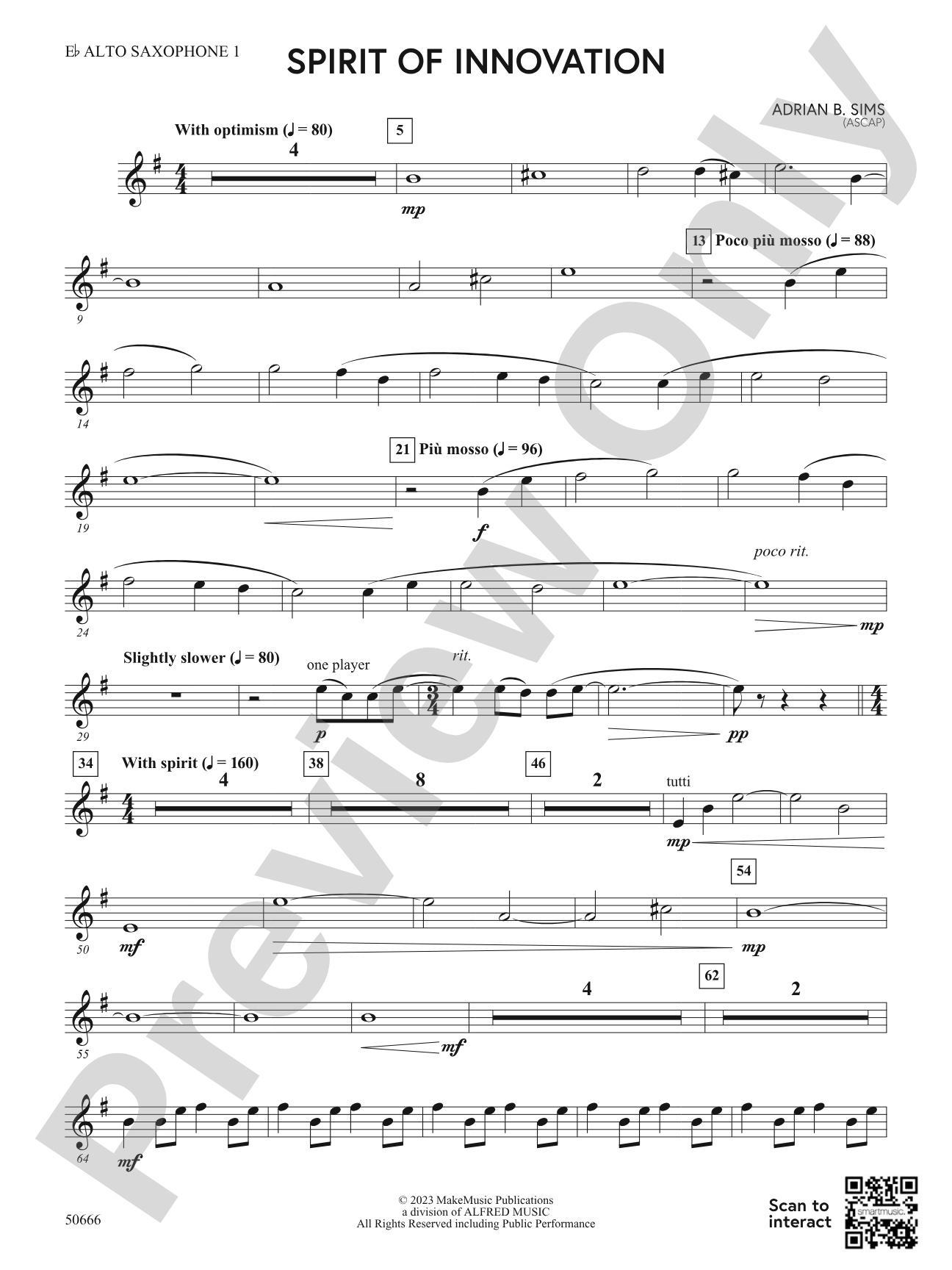 Spirit of Innovation: E-flat Alto Saxophone
