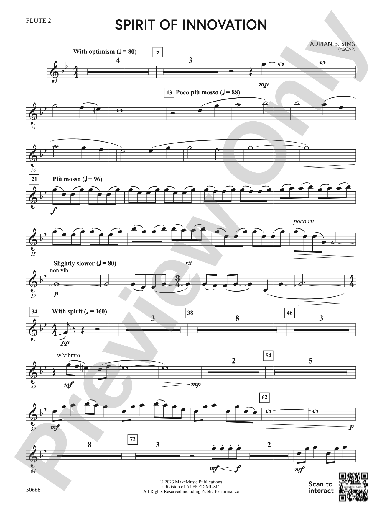 Spirit of Innovation: 2nd Flute