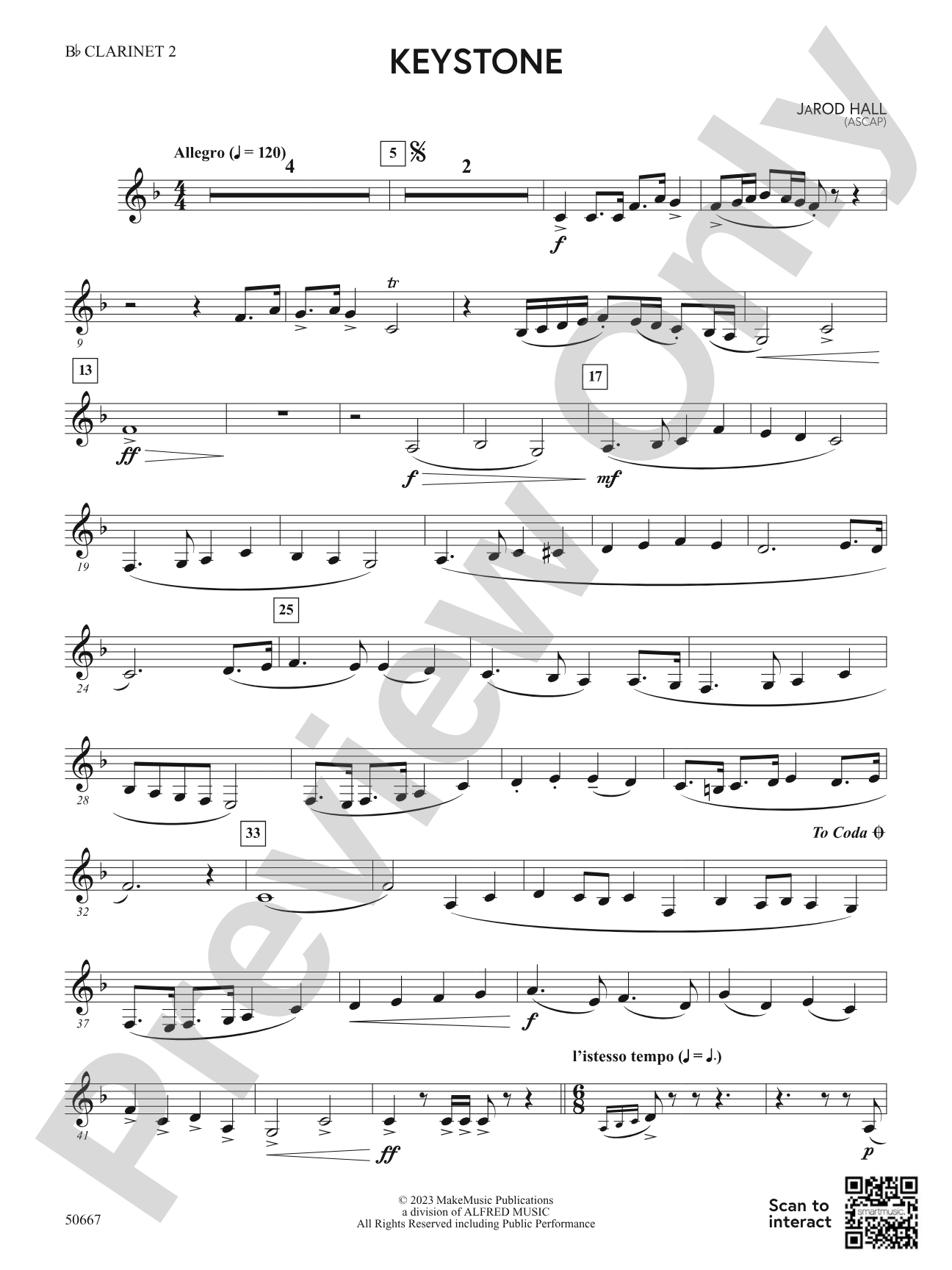 Keystone: 2nd B-flat Clarinet