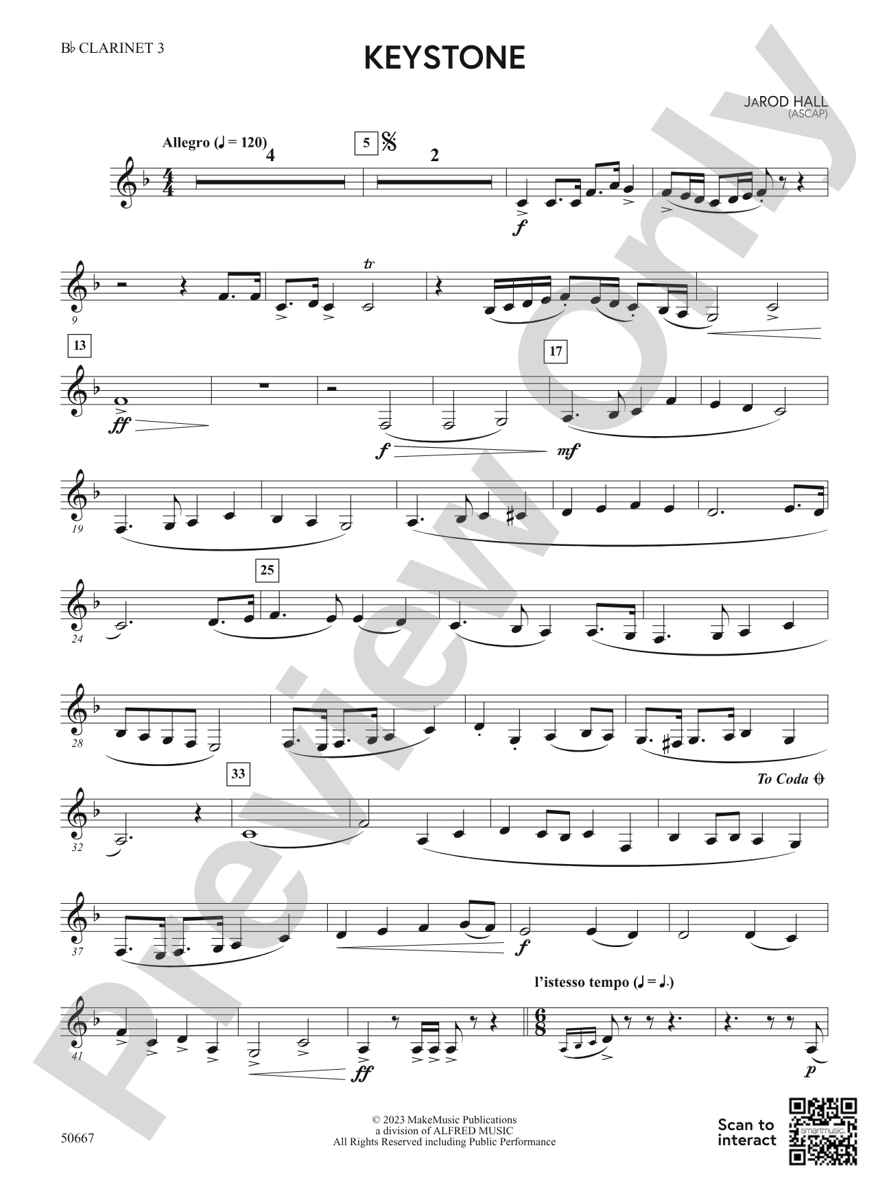 Keystone: 3rd B-flat Clarinet
