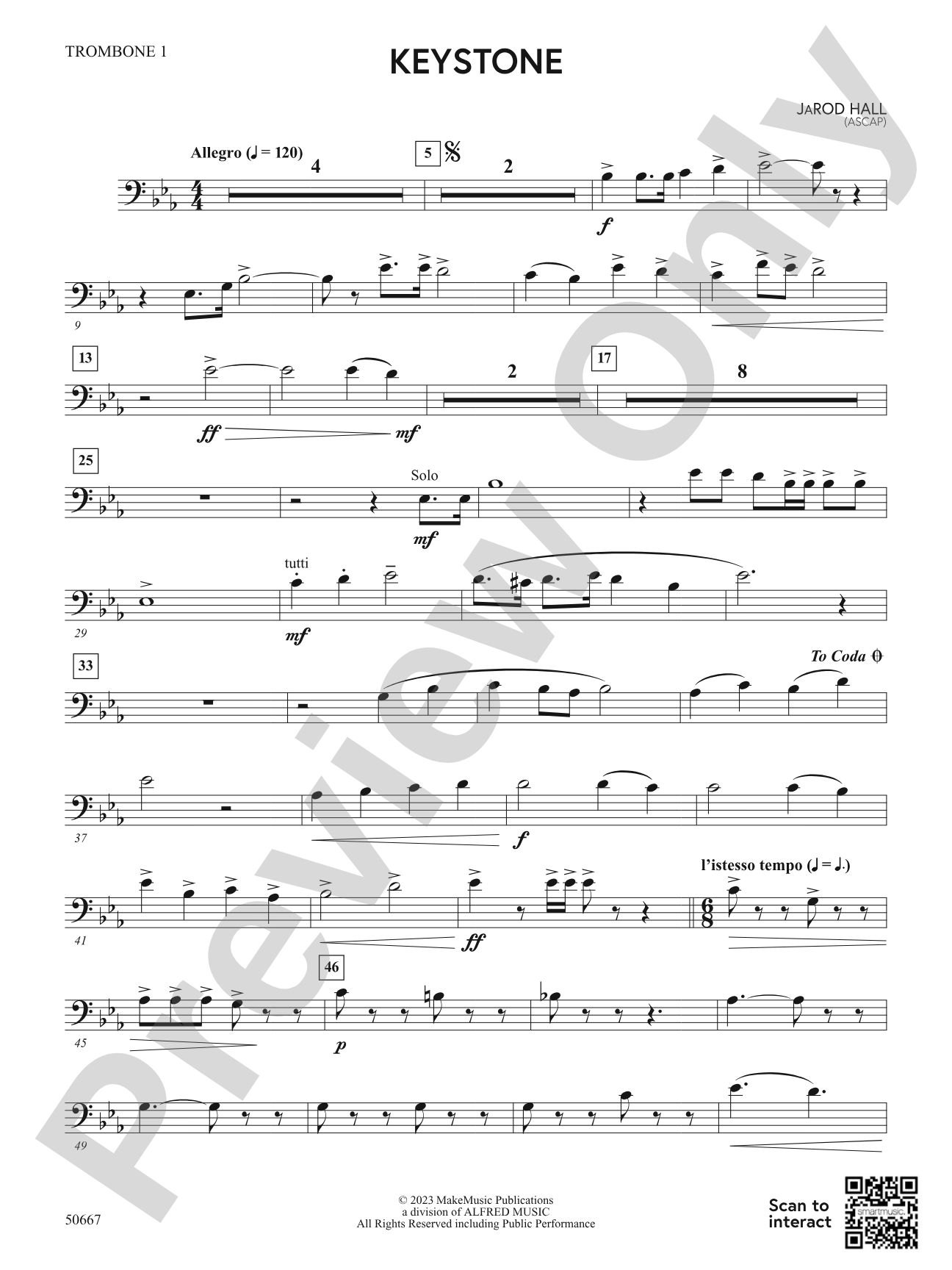 Keystone: 1st Trombone