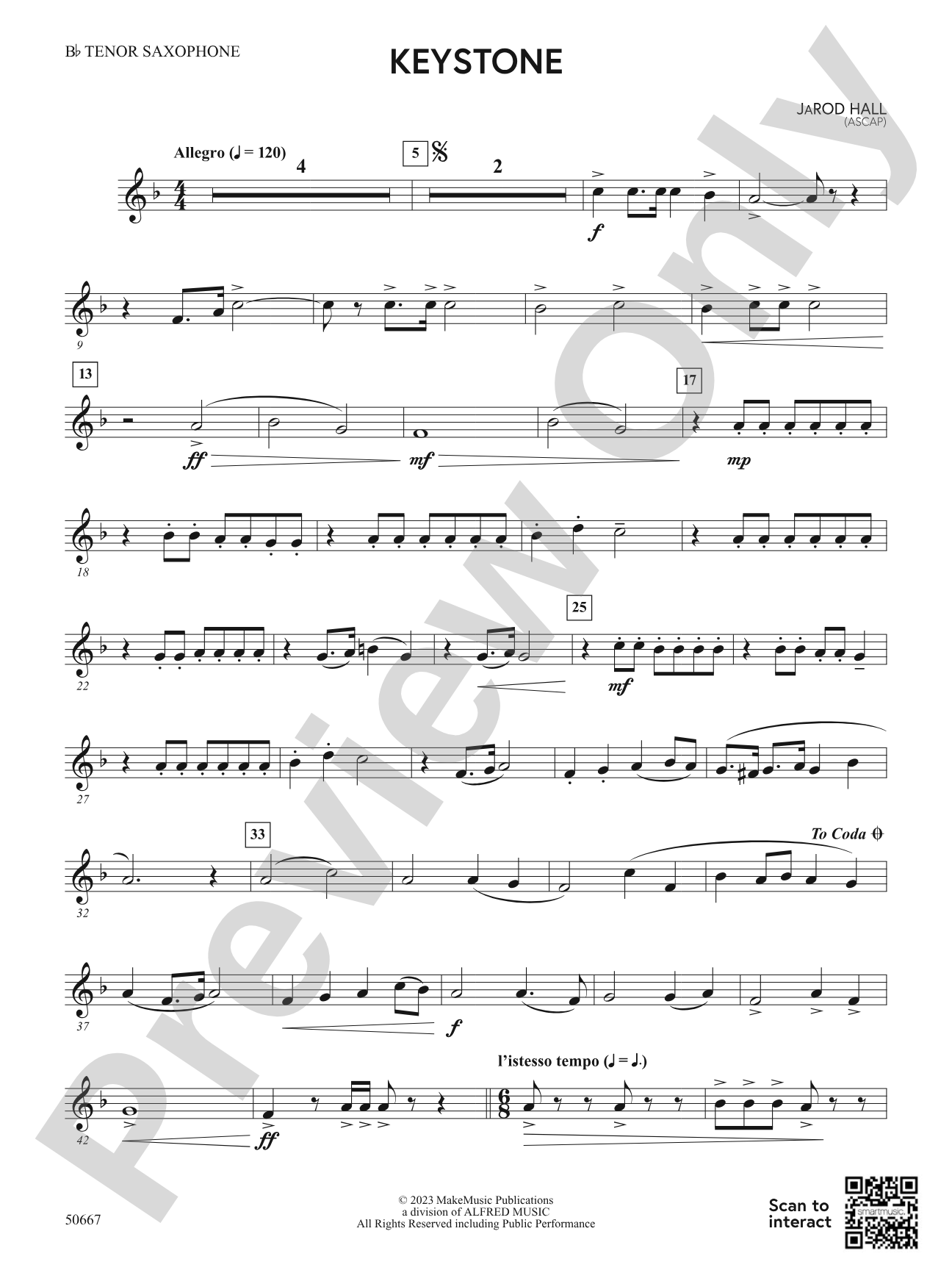 Keystone: B-flat Tenor Saxophone