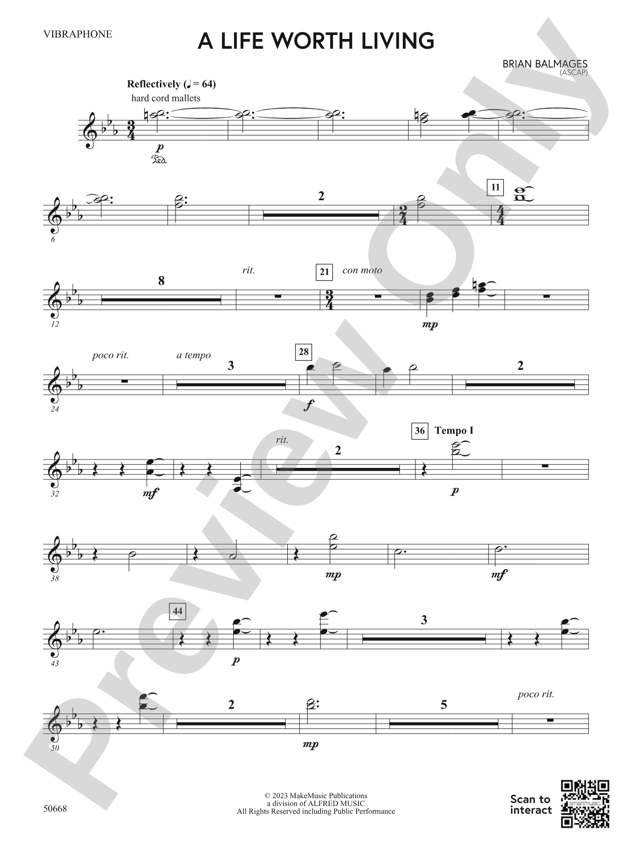 A Life Worth Living: Vibraphone