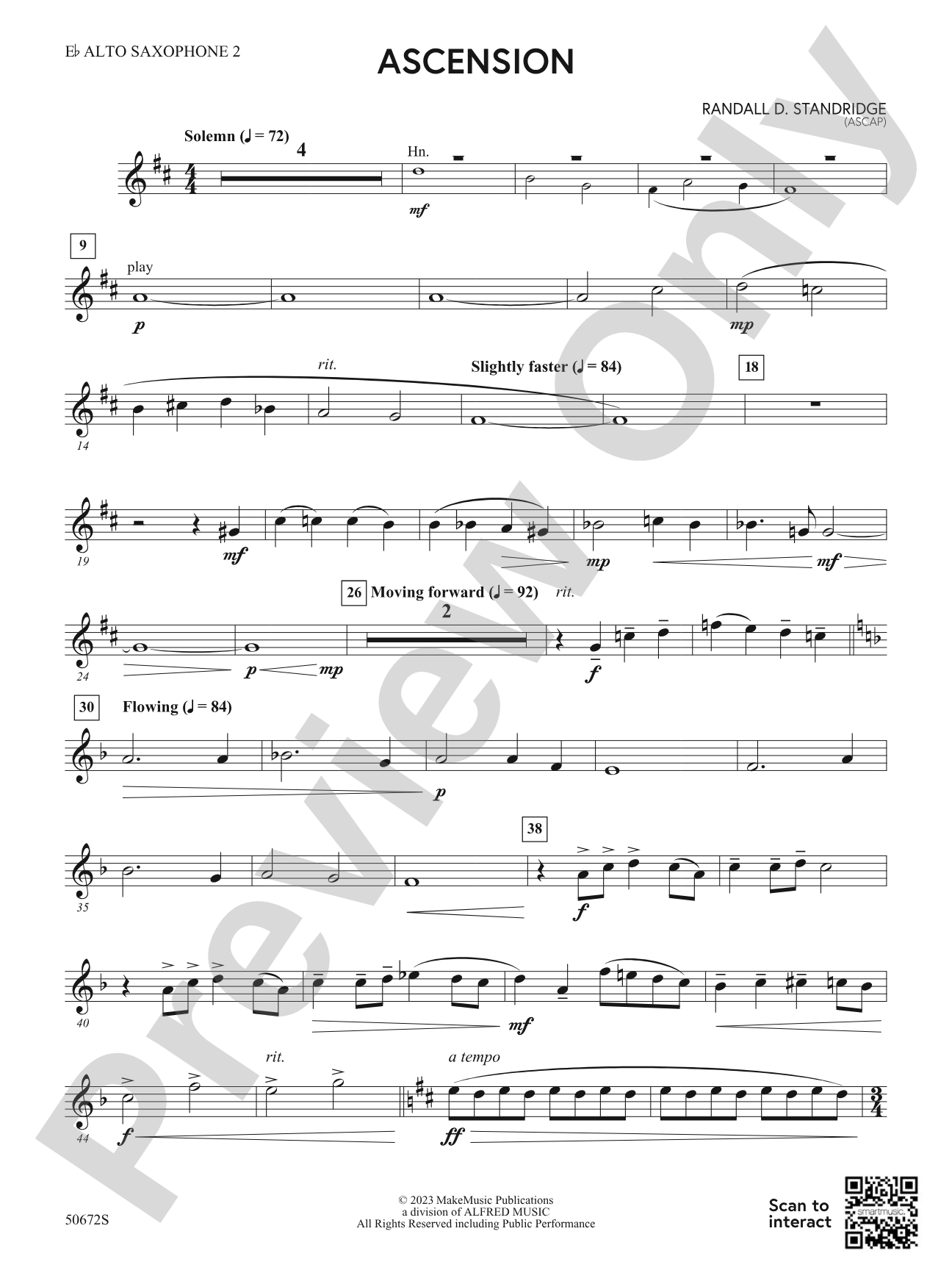 Ascension: 2nd E-flat Alto Saxophone