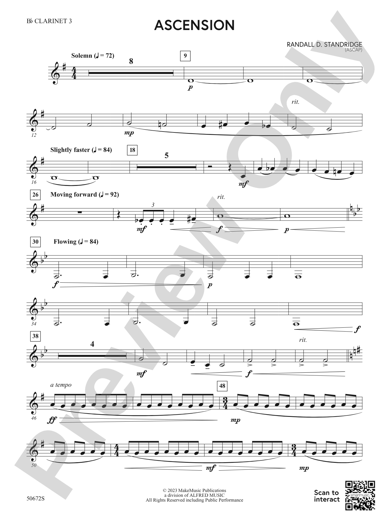 Ascension: 3rd B-flat Clarinet