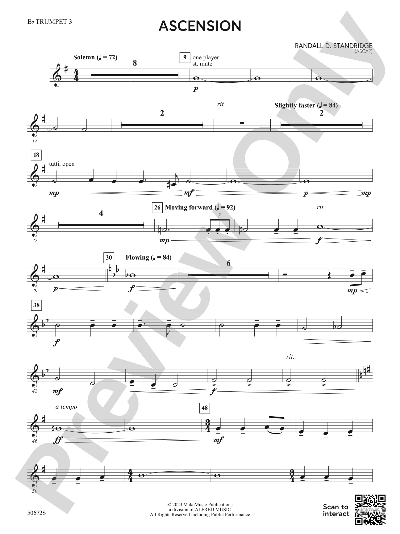 Ascension: 3rd B-flat Trumpet