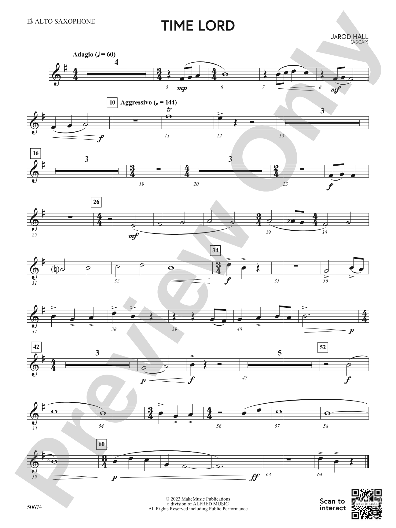Time Lord: E-flat Alto Saxophone