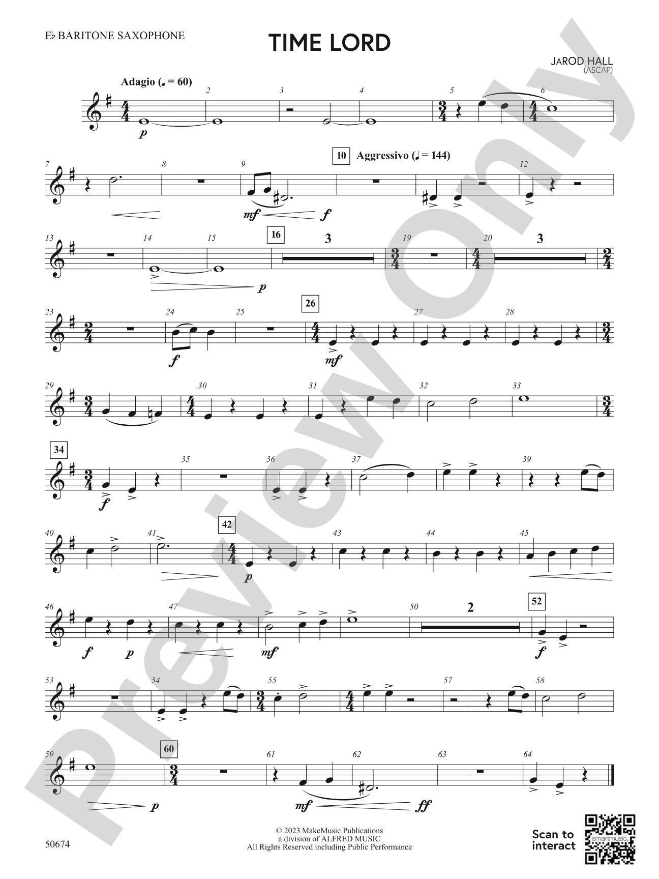 Time Lord: E-flat Baritone Saxophone