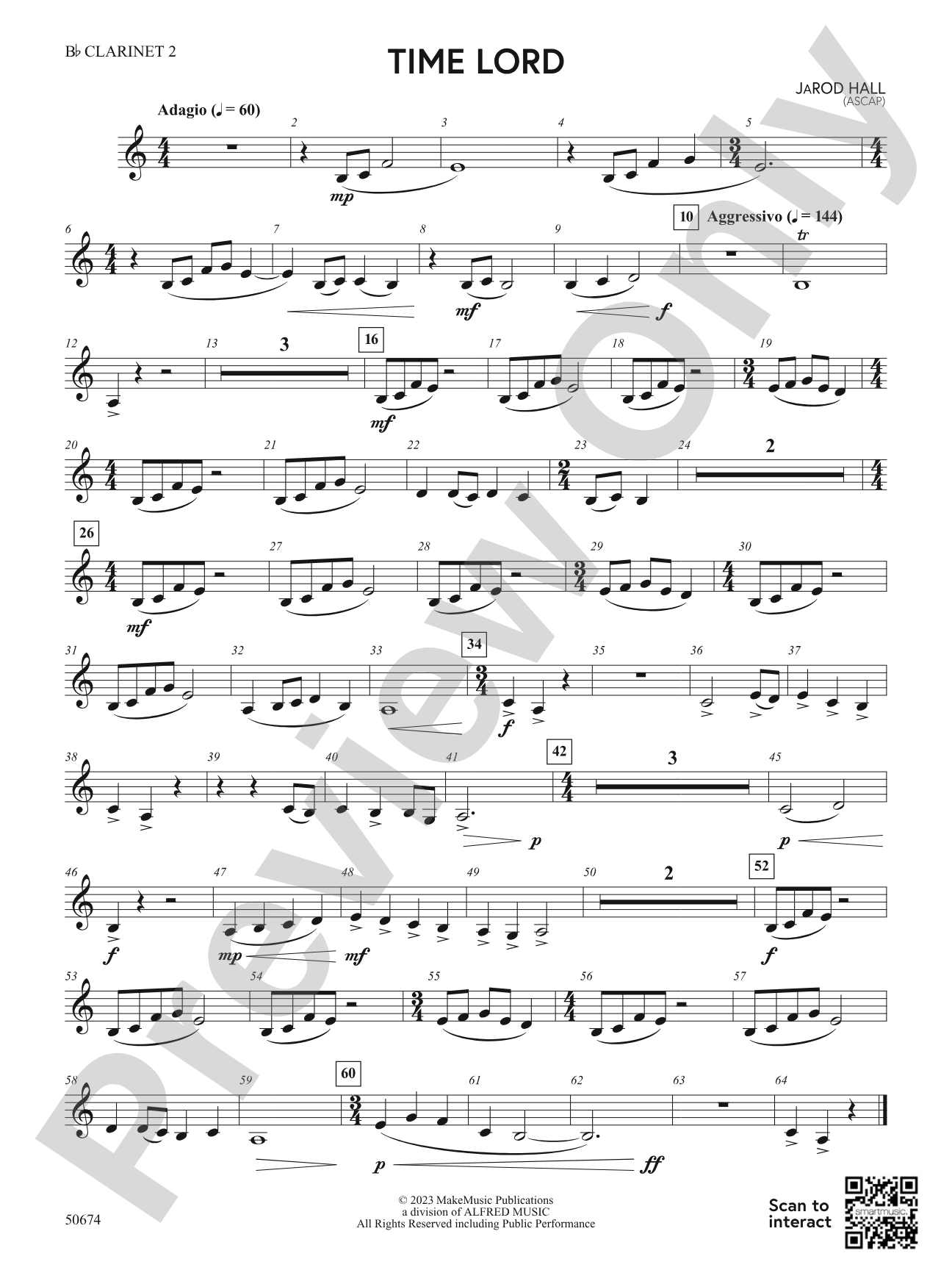 Time Lord: 2nd B-flat Clarinet