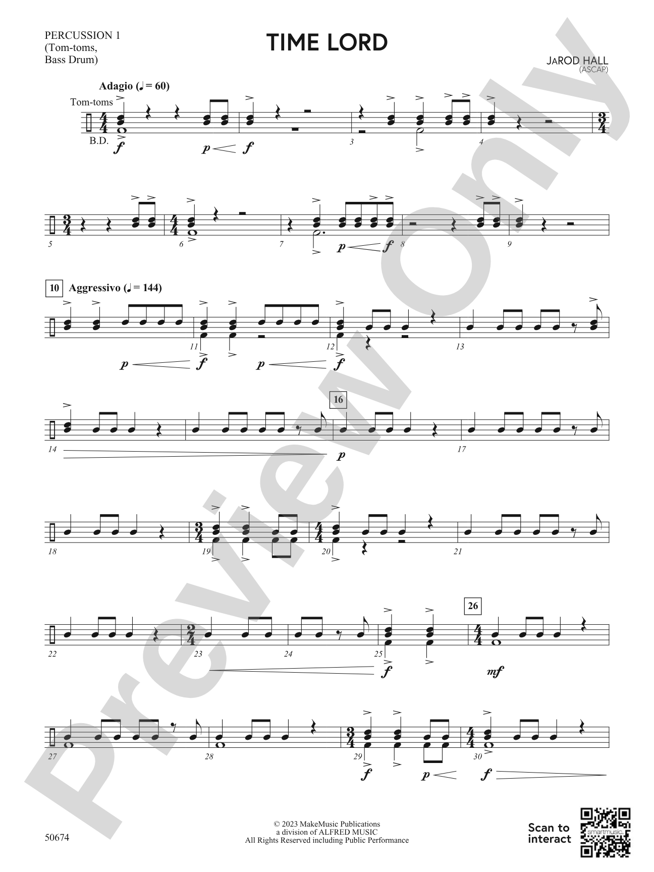 Time Lord: 1st Percussion