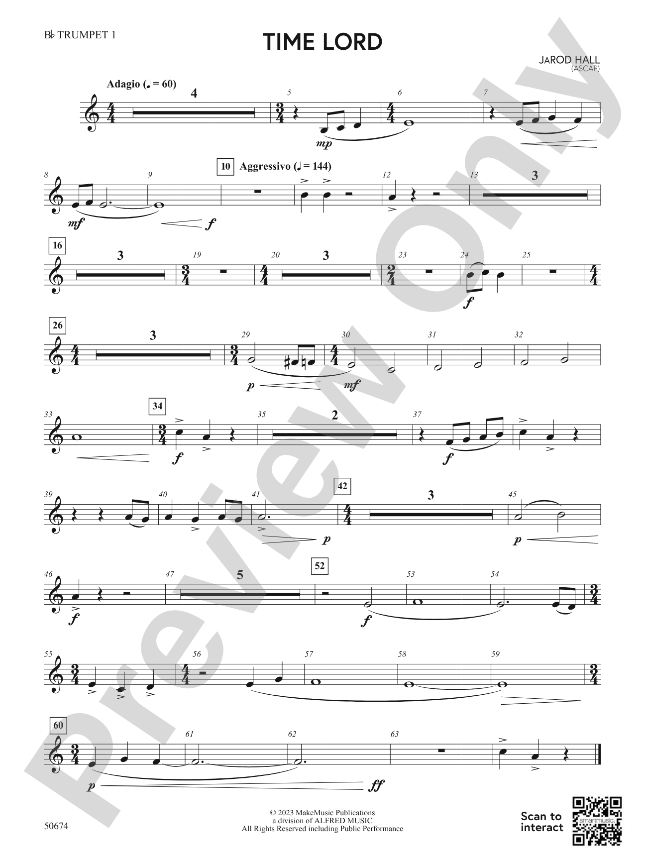 Time Lord: 1st B-flat Trumpet
