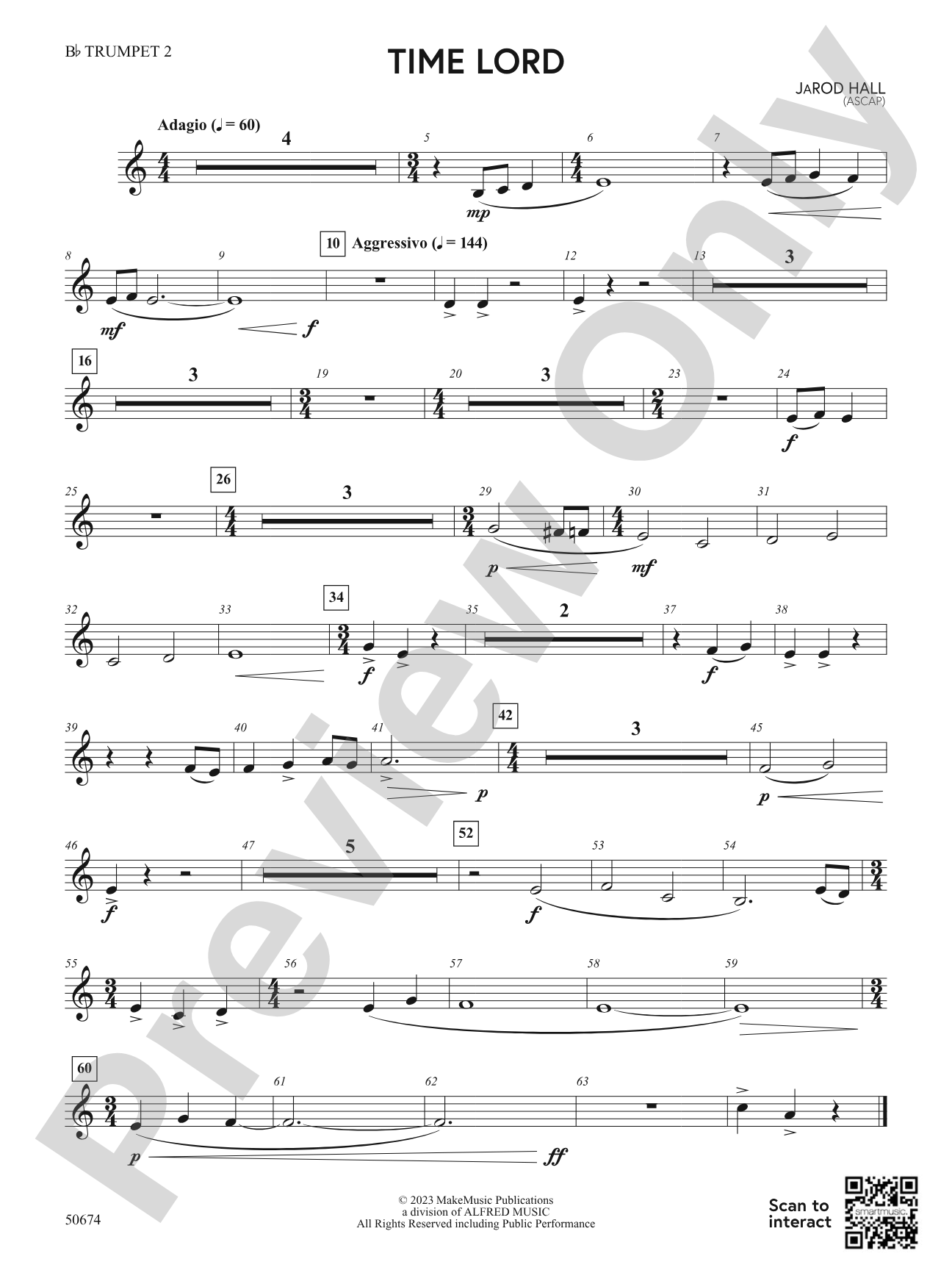 Time Lord: 2nd B-flat Trumpet