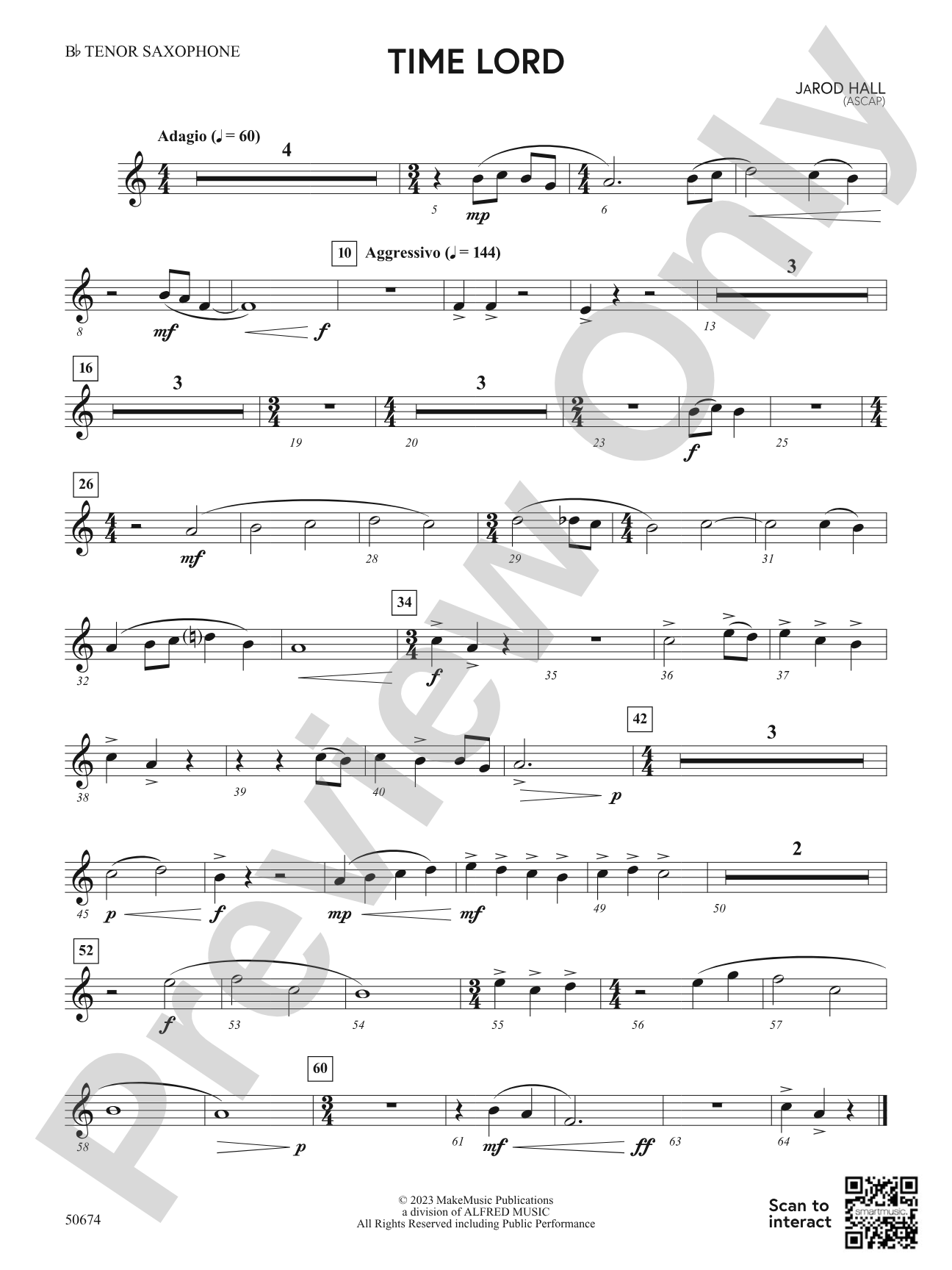 Time Lord: B-flat Tenor Saxophone