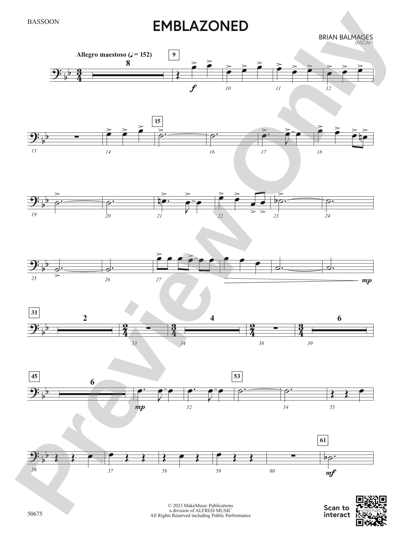Emblazoned: Bassoon
