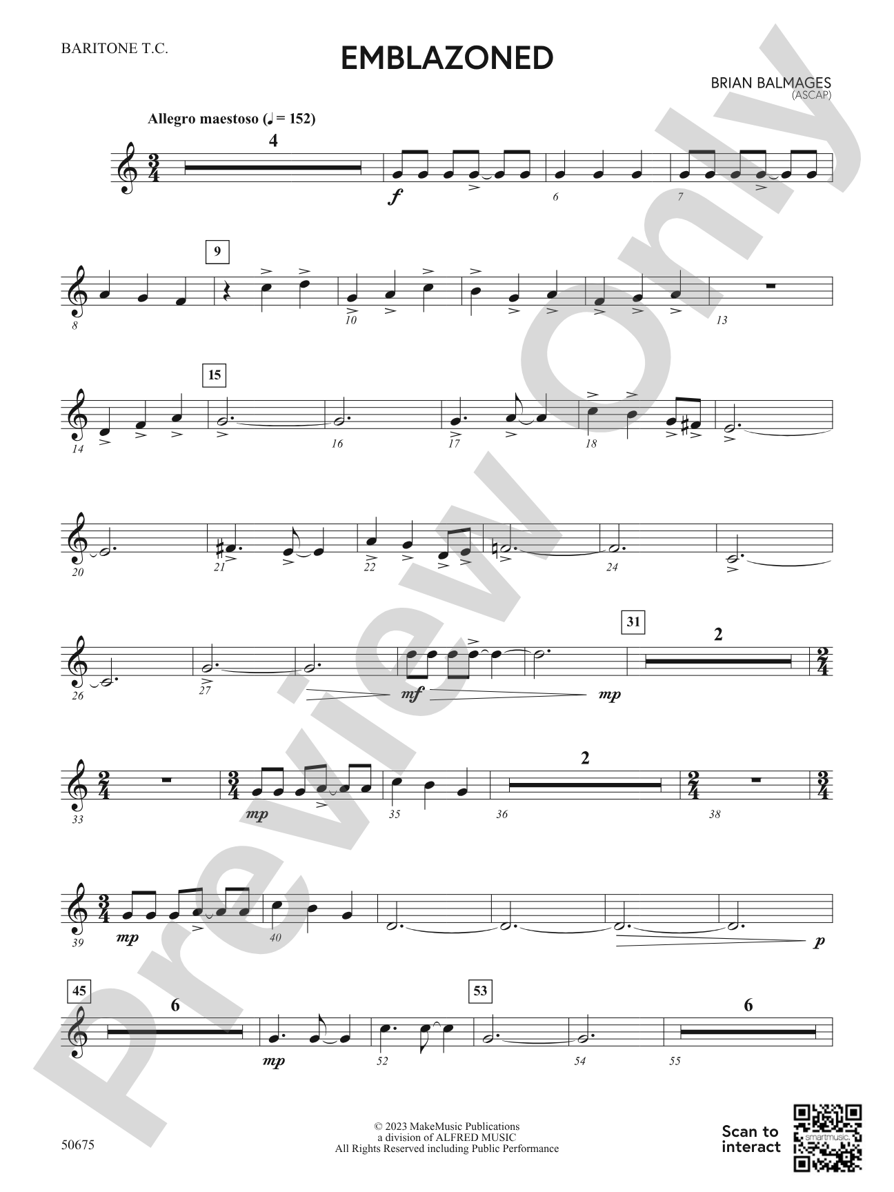 Emblazoned: Baritone T.C.