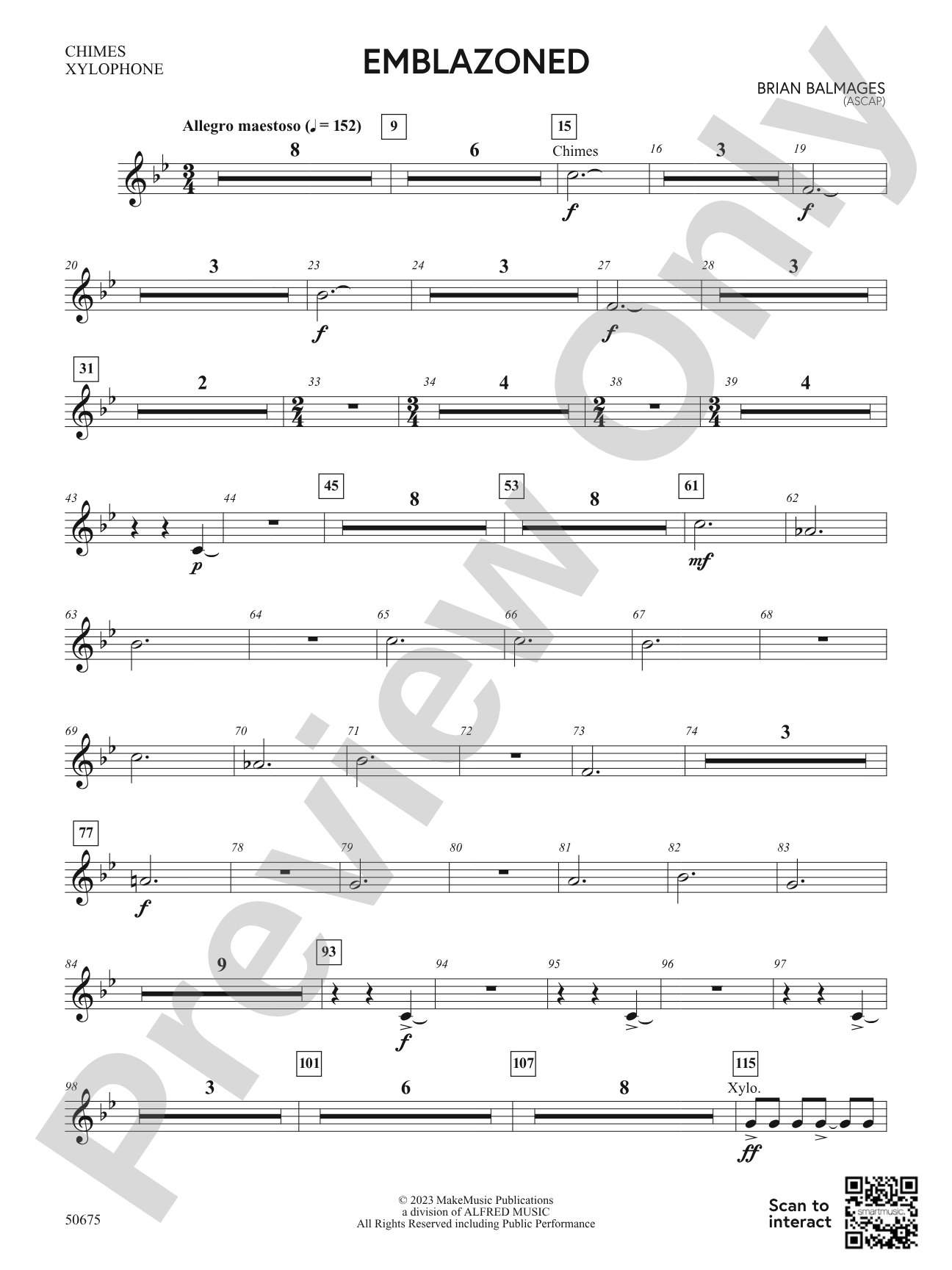 Emblazoned: Chimes/Xylophone