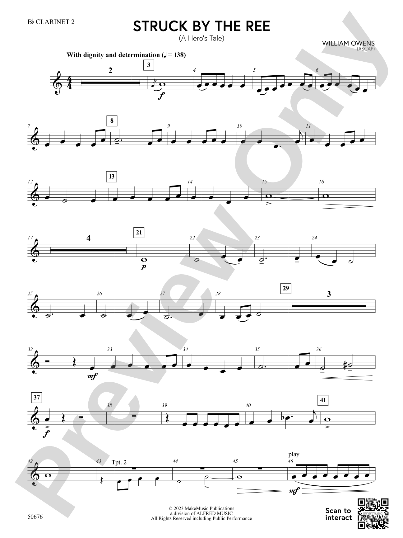 Struck by the Ree: 2nd B-flat Clarinet