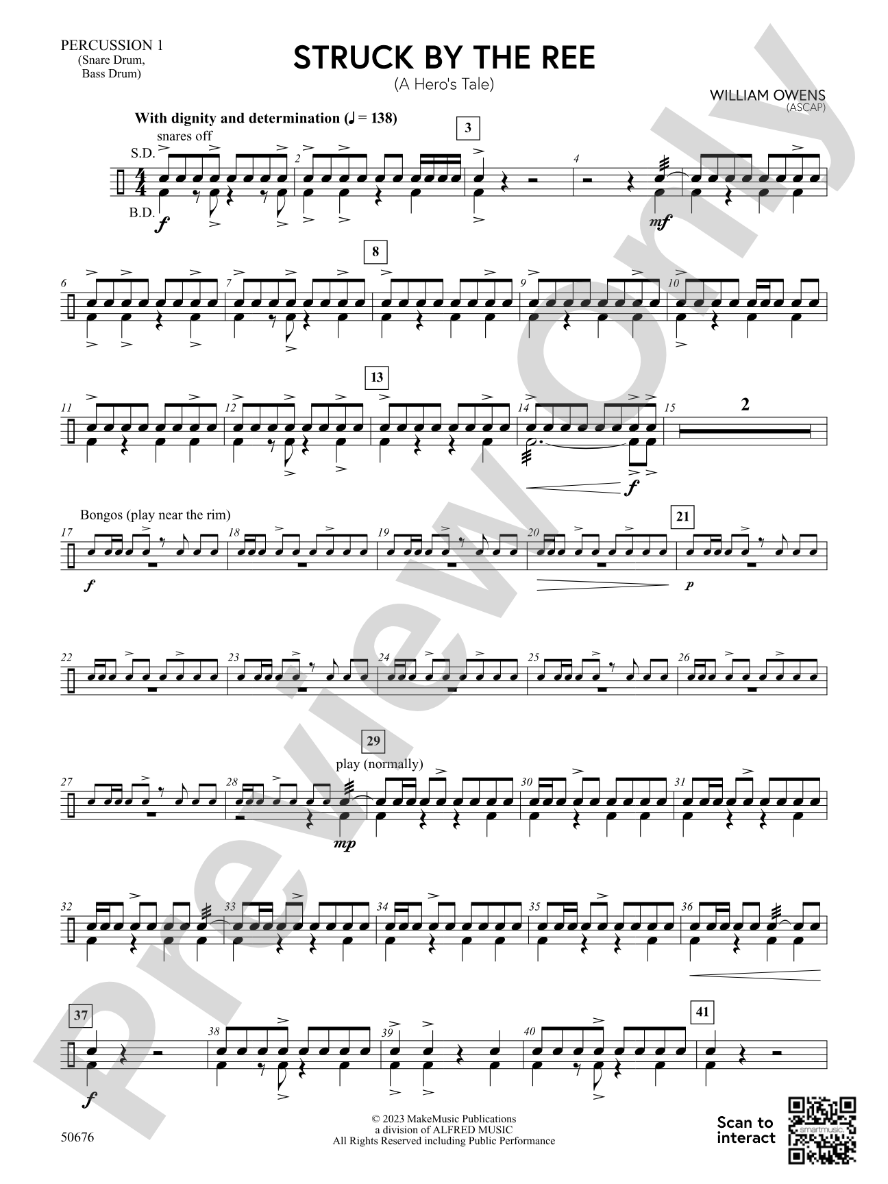 Struck by the Ree: 1st Percussion