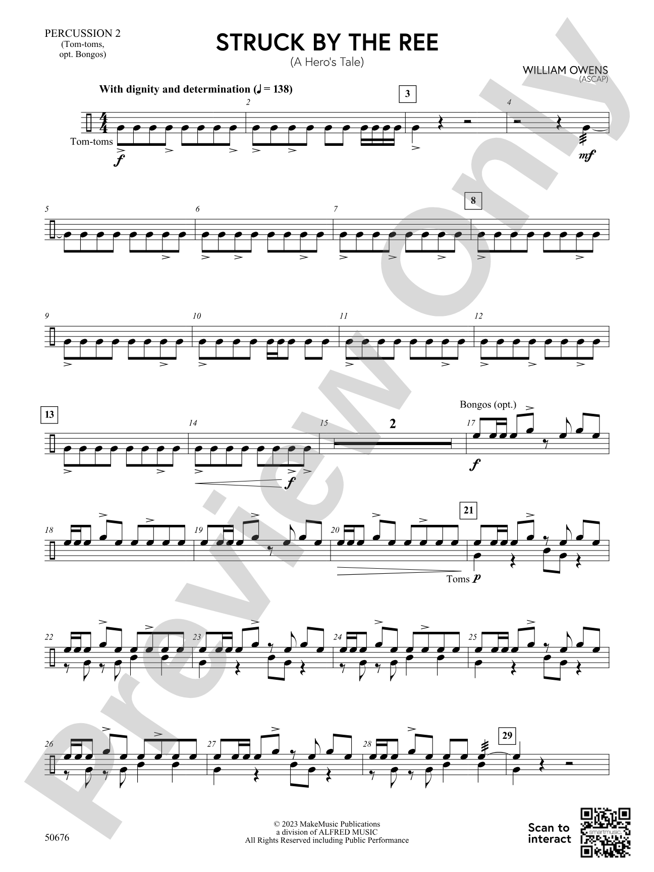 Struck by the Ree: 2nd Percussion