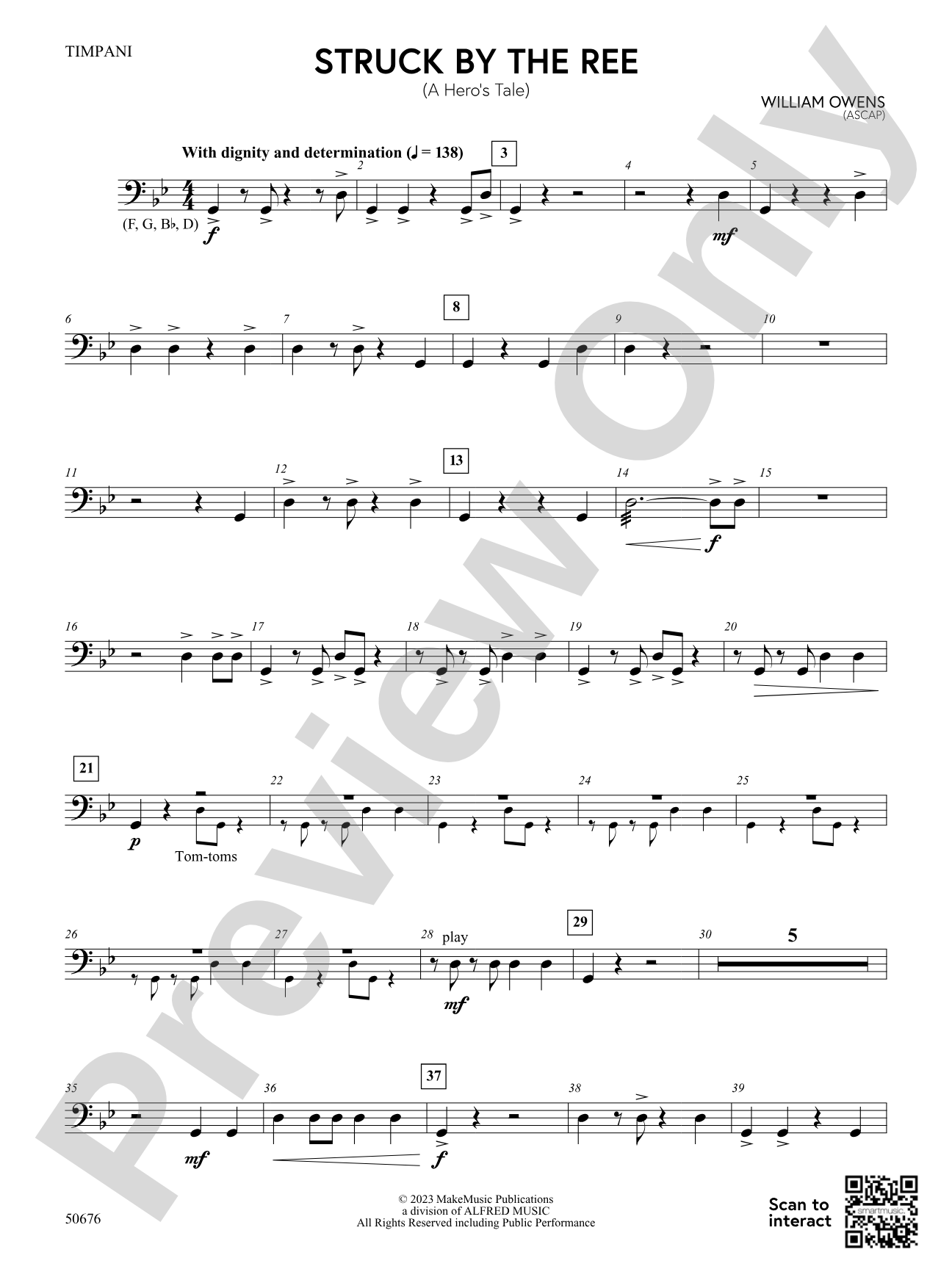 Struck by the Ree: Timpani