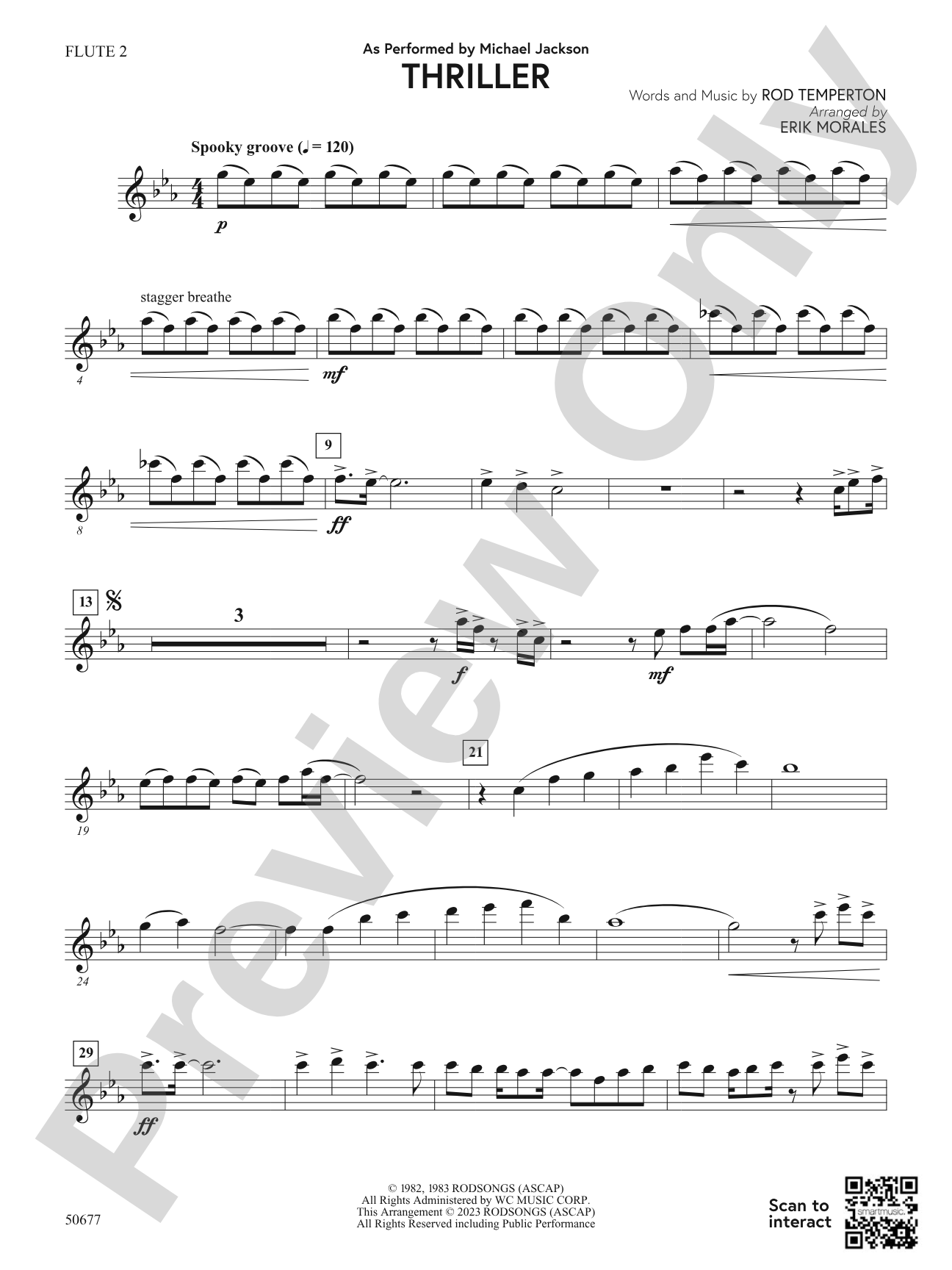 Thriller: 2nd Flute
