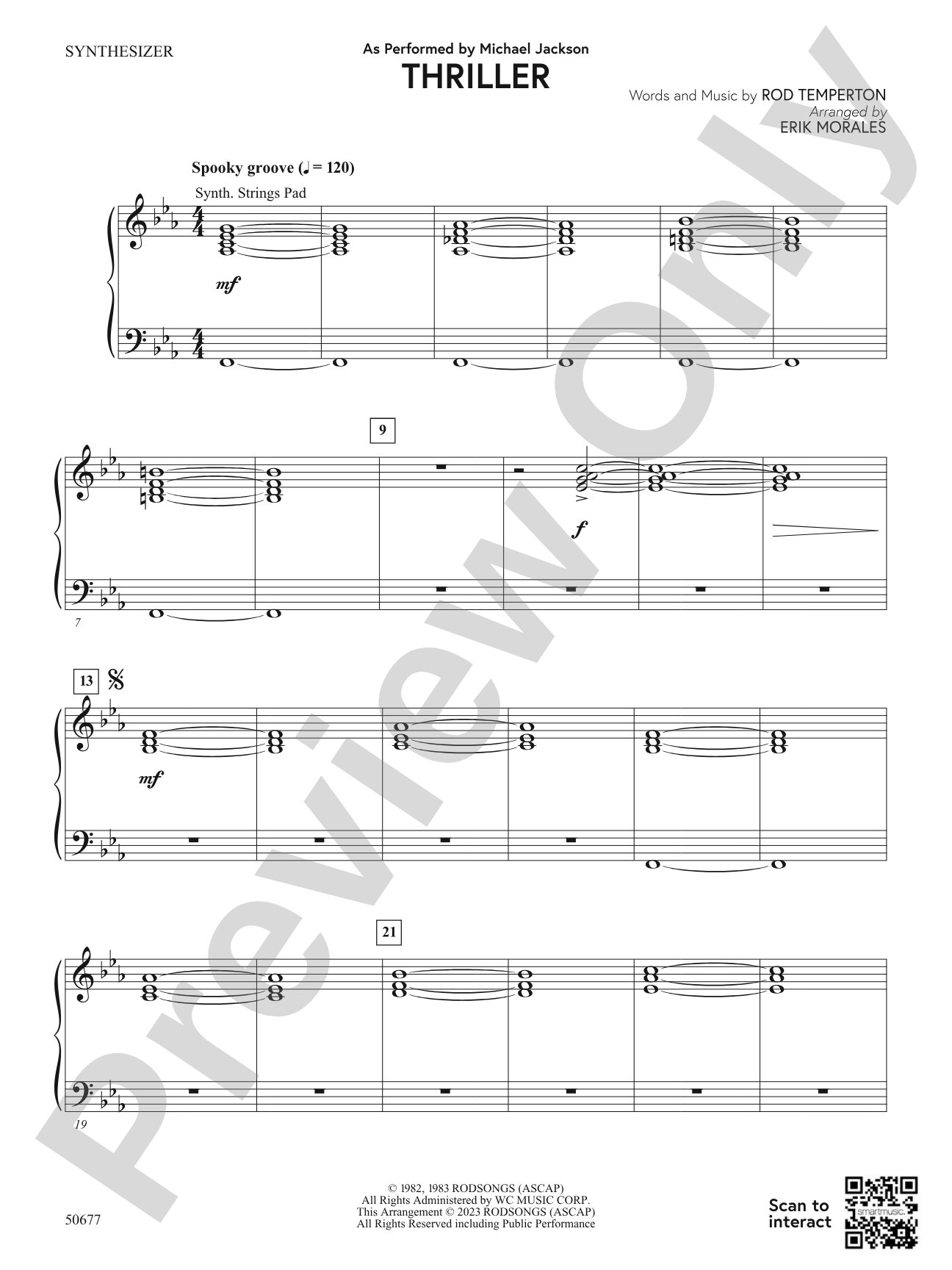 Thriller: Synthesizer