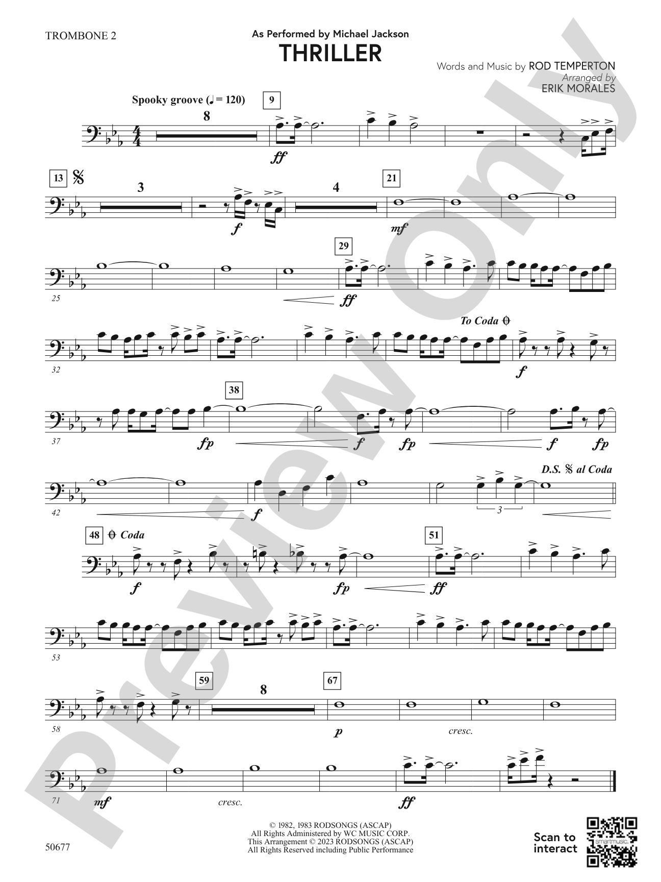 Thriller: 2nd Trombone